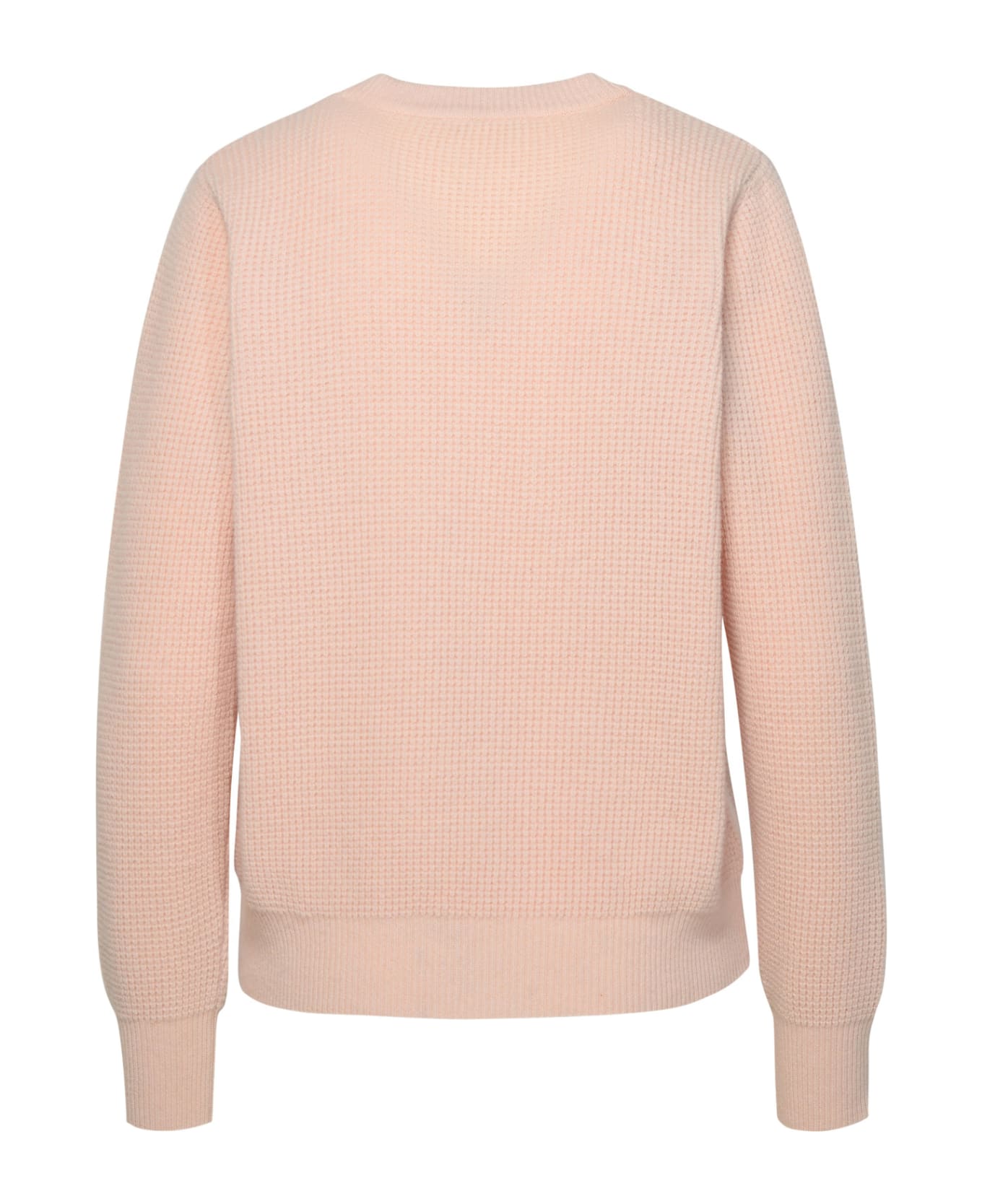 Maison Kitsuné Black Wool Sweater - Pink