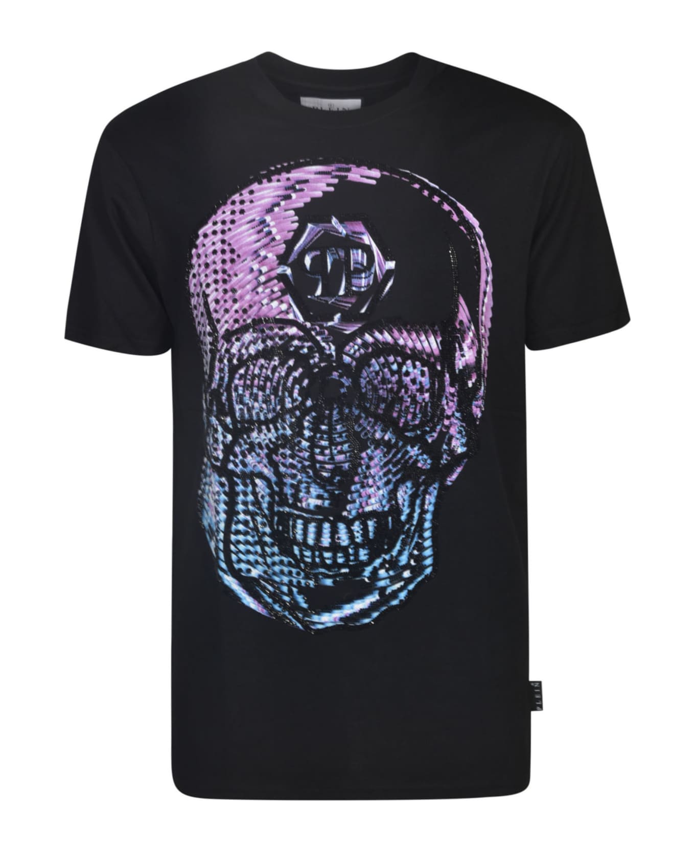 Philipp Plein Logo Skull T-shirt - Multicolor