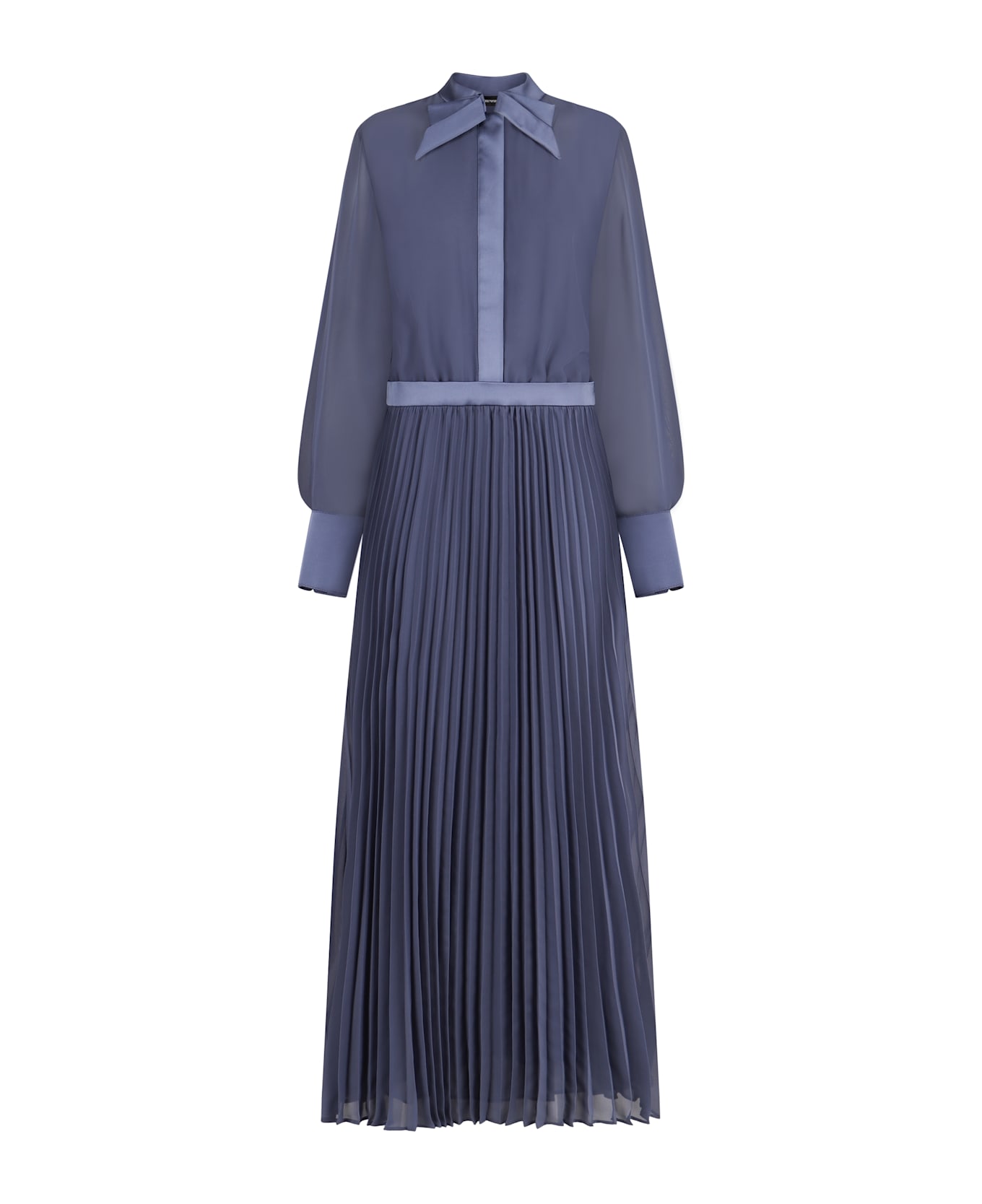 Emporio Armani Long Shirtdress - blue