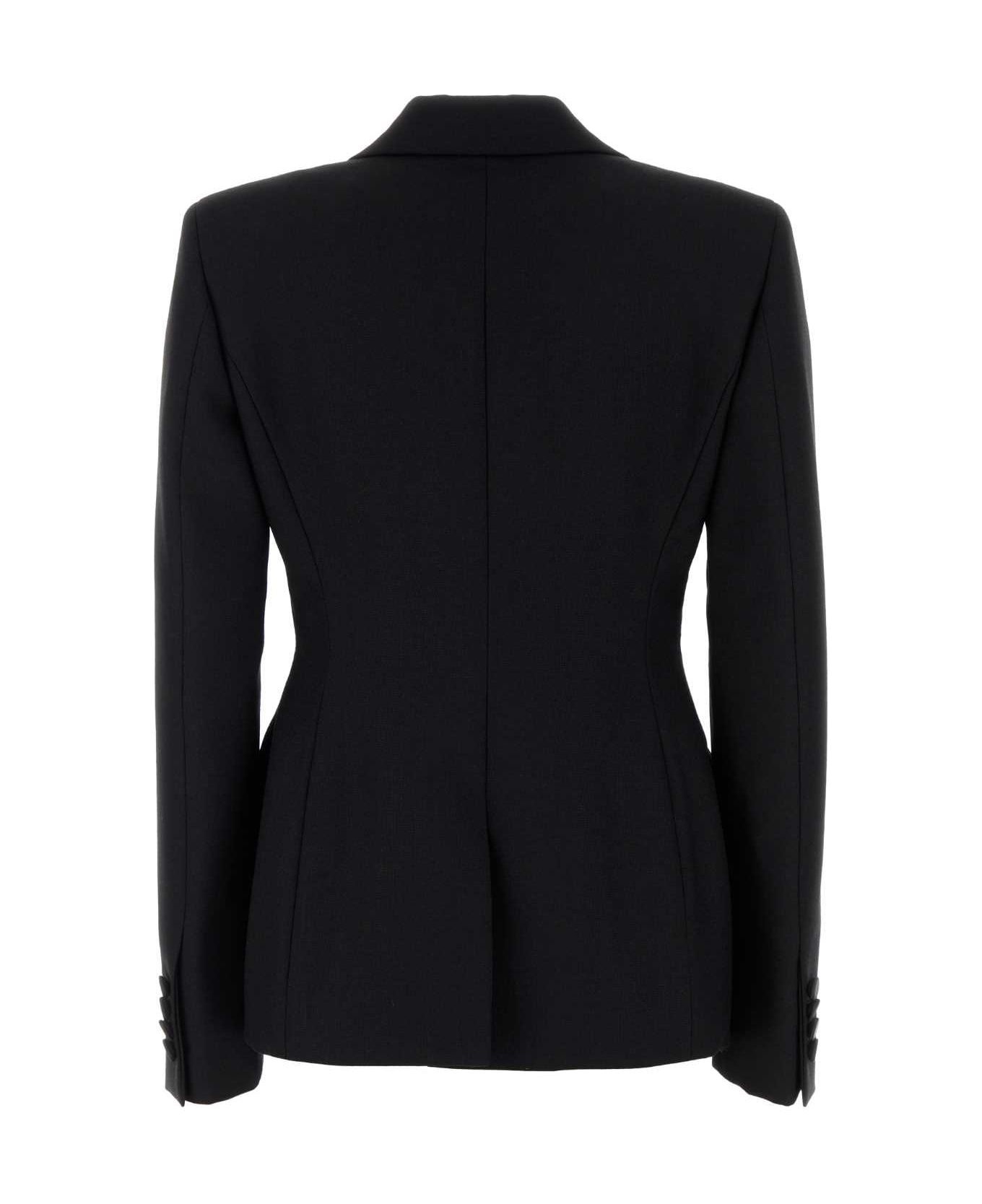 Moschino Black Wool Blazer - 2555