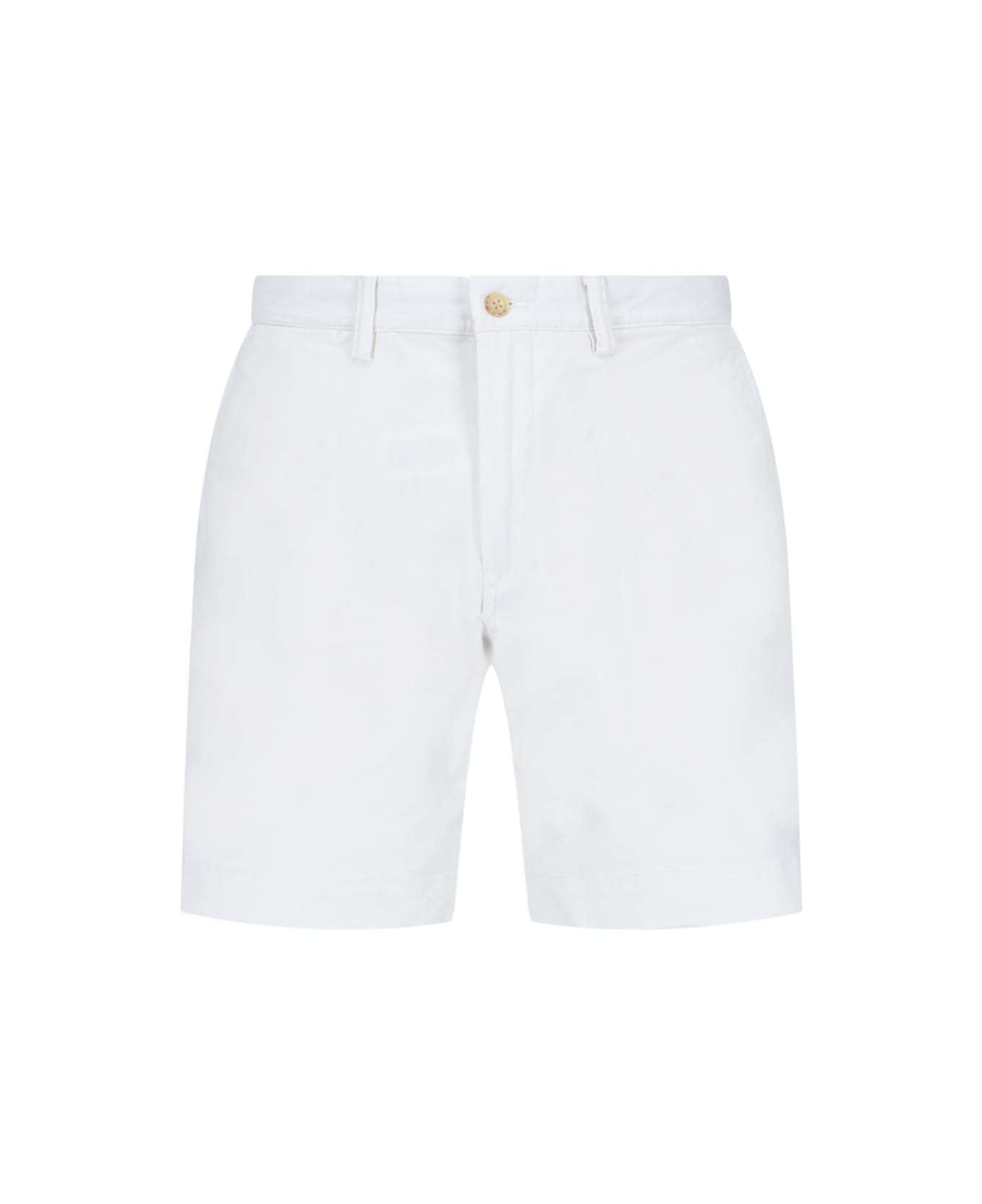 Polo Ralph Lauren Logo Embroidery Shorts - White