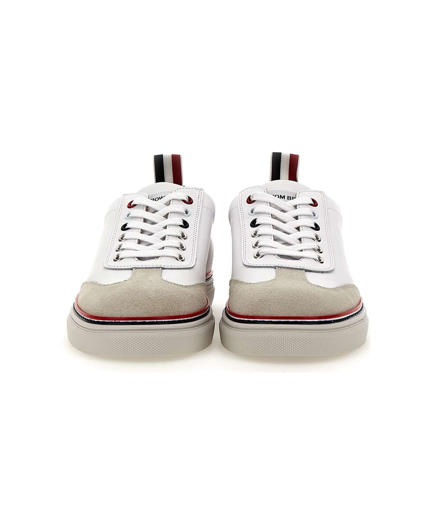 【関税&送料込】Thom Browne Lo-Top Trainer On Rwb Cupsole In Thom Browne Lo-Top Trainer On RWB Cupsole | club21 | REVERSIBLE