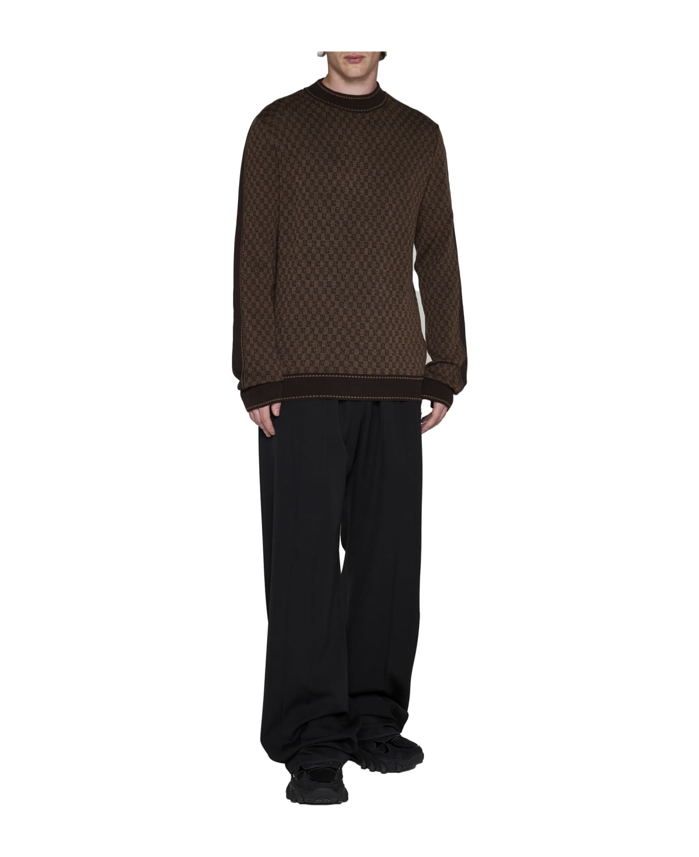 Balmain Sweater - Marron fonce