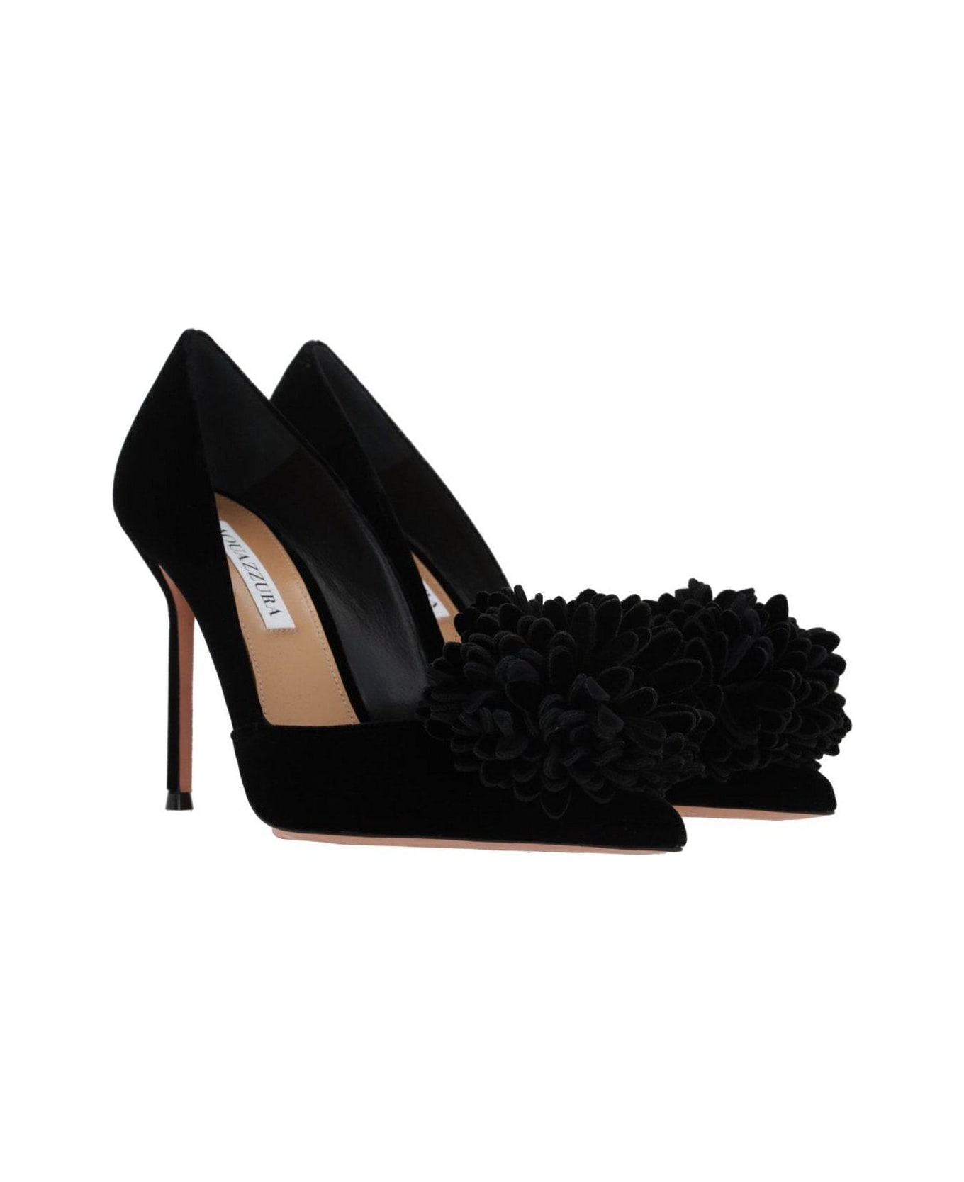 Aquazzura Couturier Pointed-toe Pumps - Black