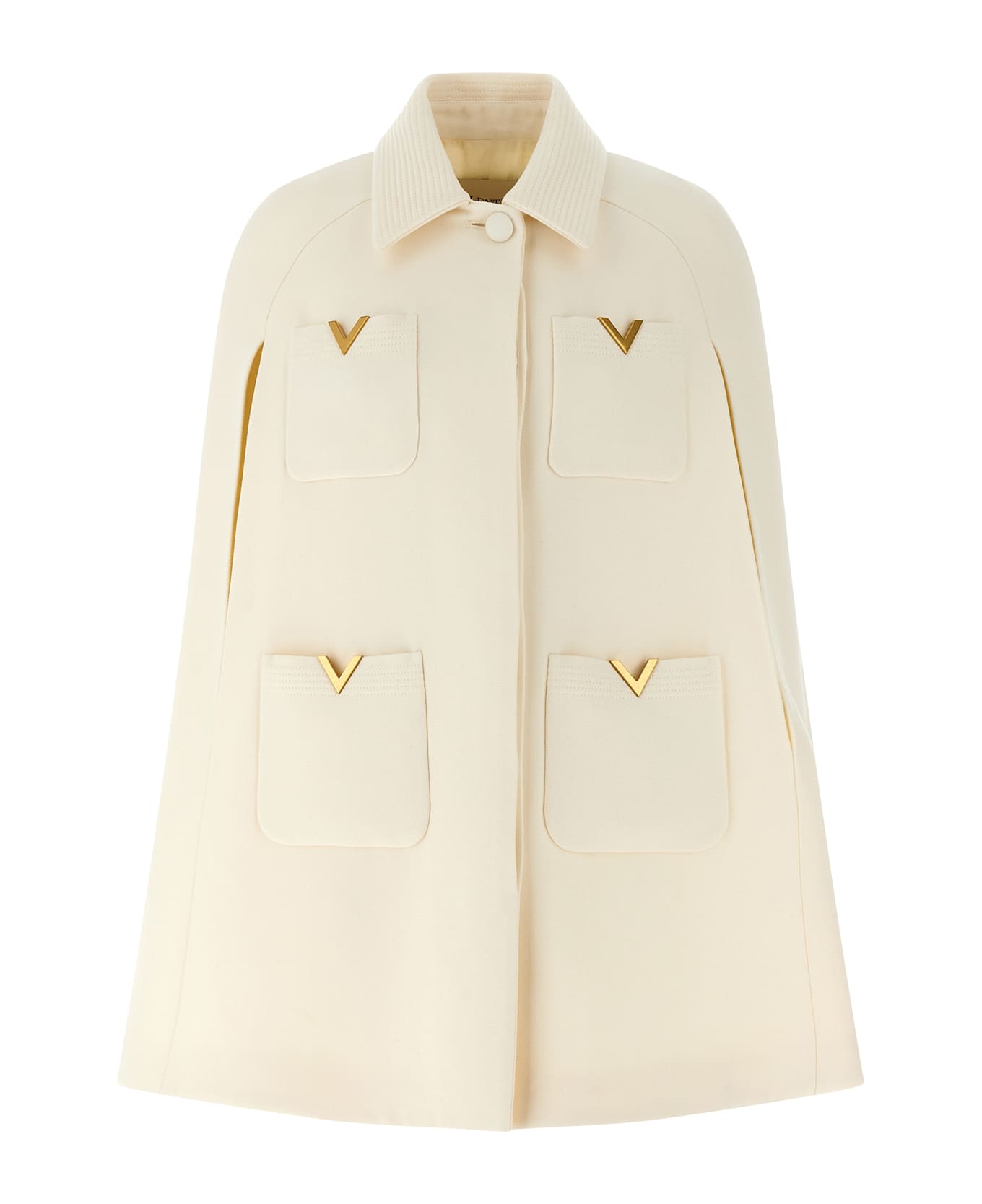 Valentino Garavani Drill Hood - White