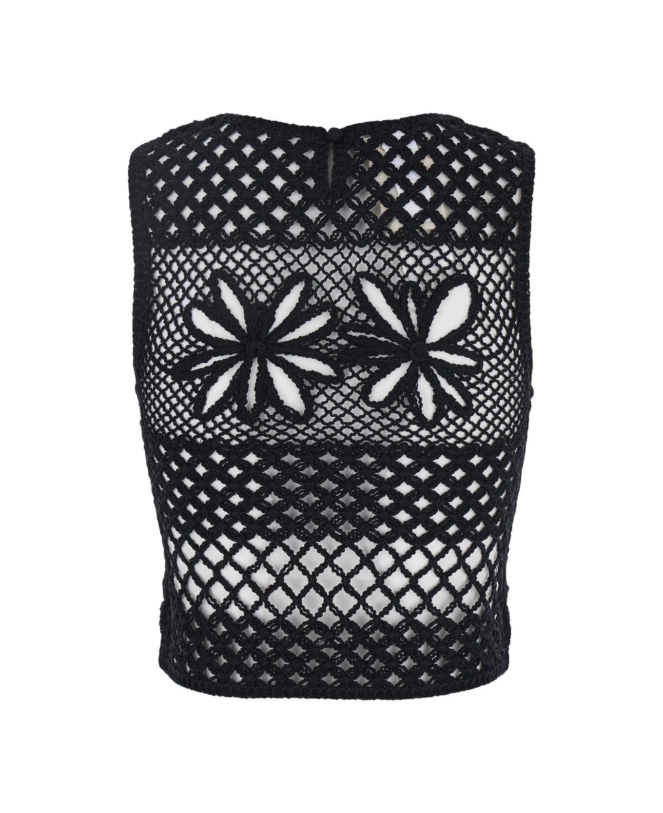 Pinko Gonzano Top Fantasy Net - Black