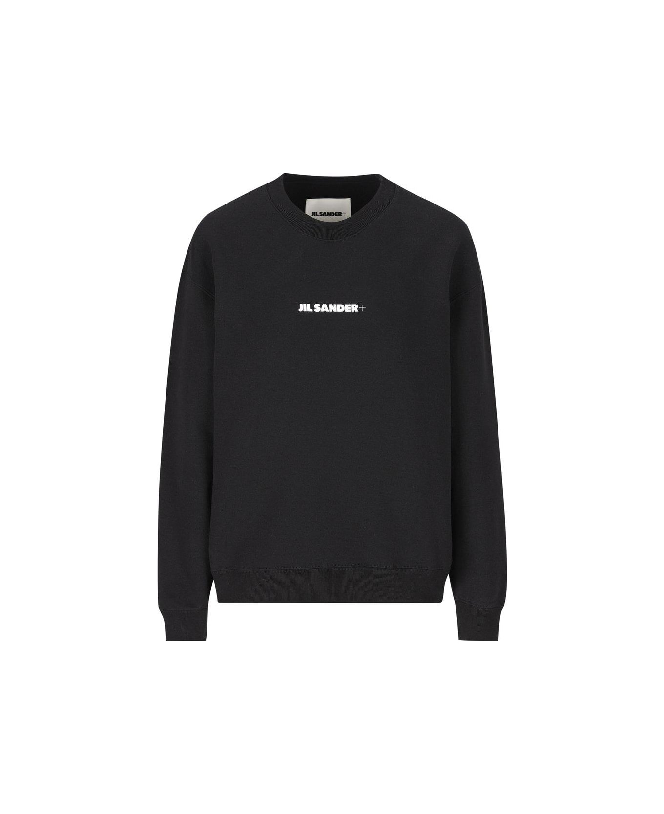 Jil Sander + Logo Sweatshirt - Black