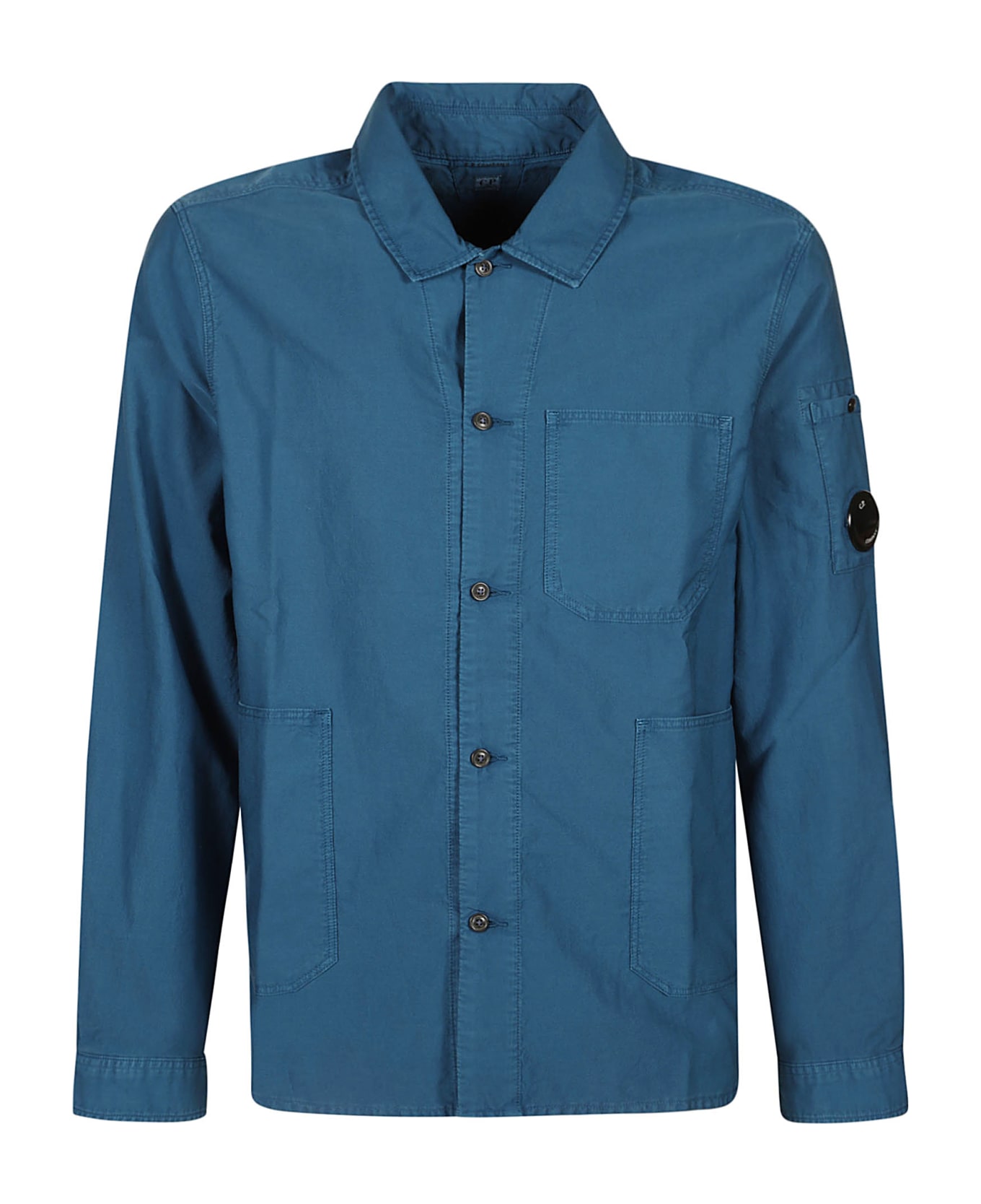 C.P. Company Ottoman Long-sleeved Shirt - INK BLUE シャツ