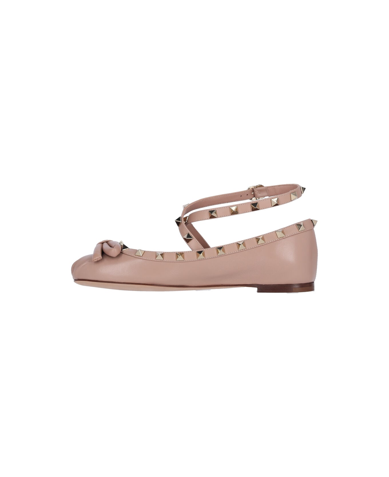 Valentino Garavani "rockstud" Ballet Flats - Pink