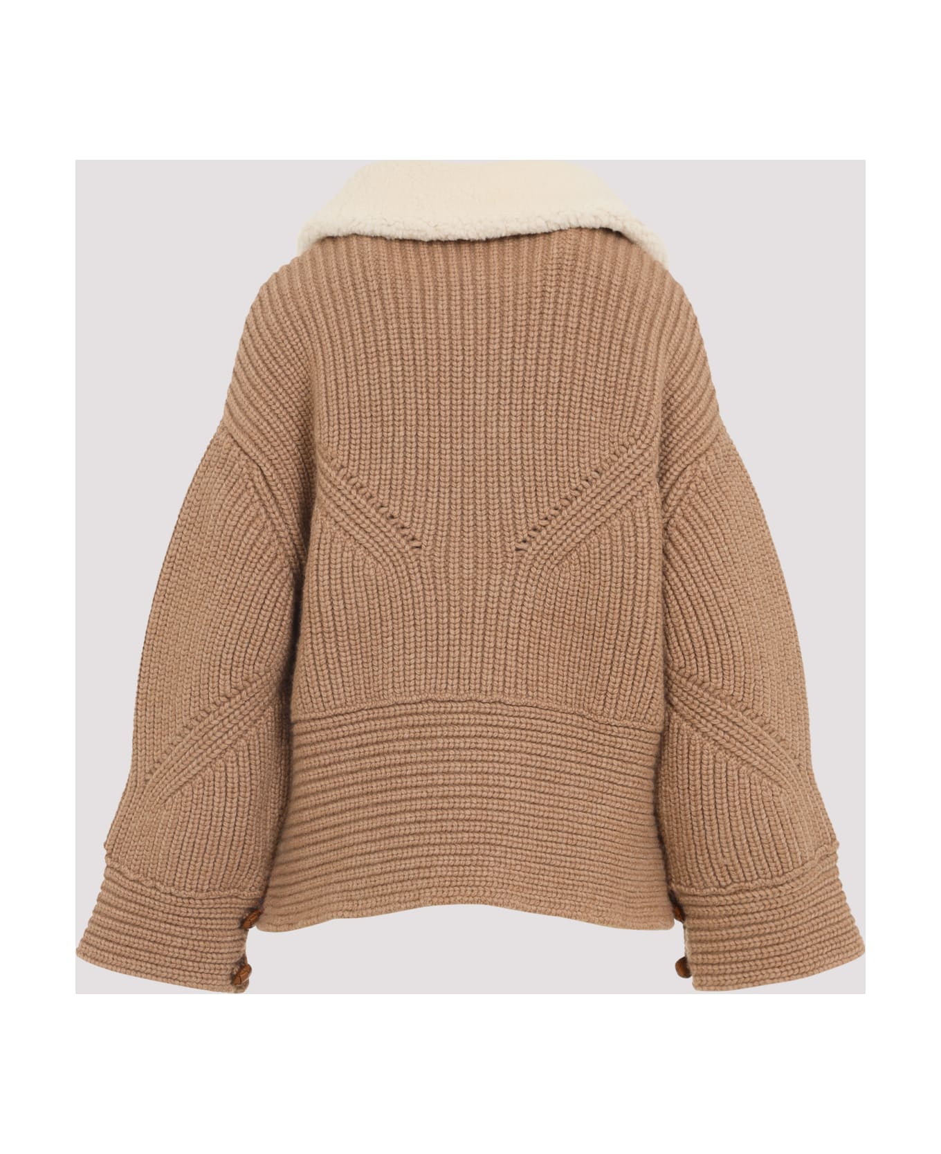 Ermanno Scervino Knit Coat - Beige
