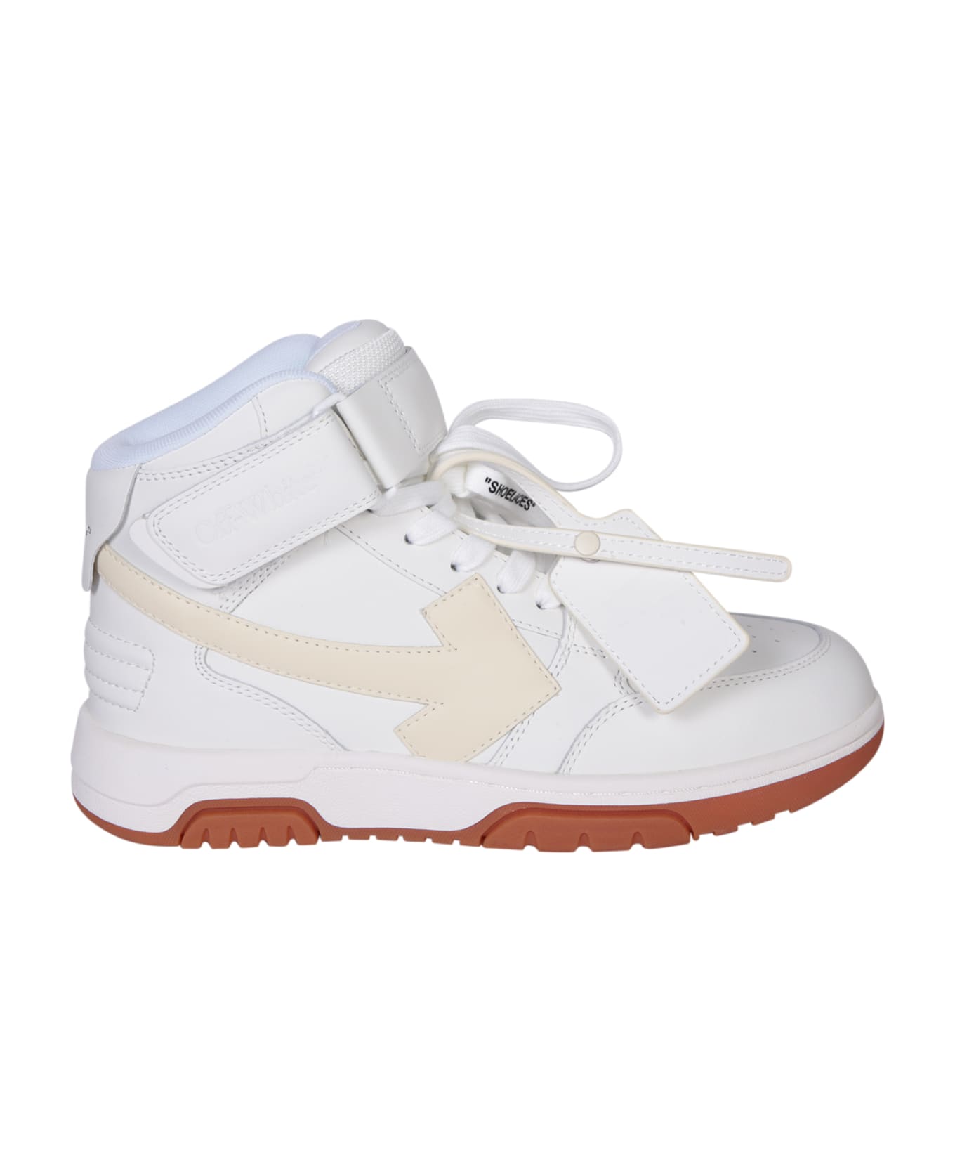 Off-White Out Of Office Mid White Sneakers - White