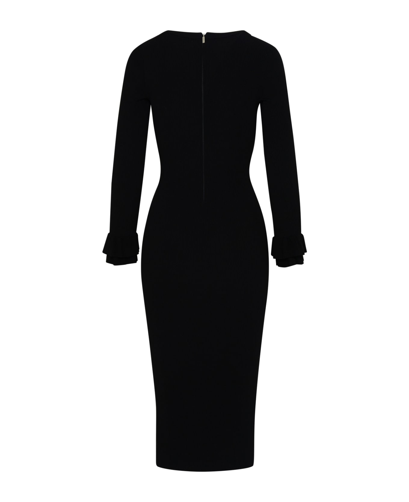 MICHAEL Michael Kors Ribbed Knit Dress - black