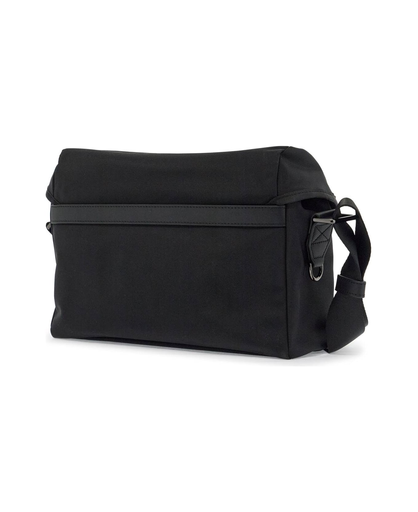 Dsquared2 Black Shoulder Bag In Polyamide With Spacious Compartment - NERO (Black)