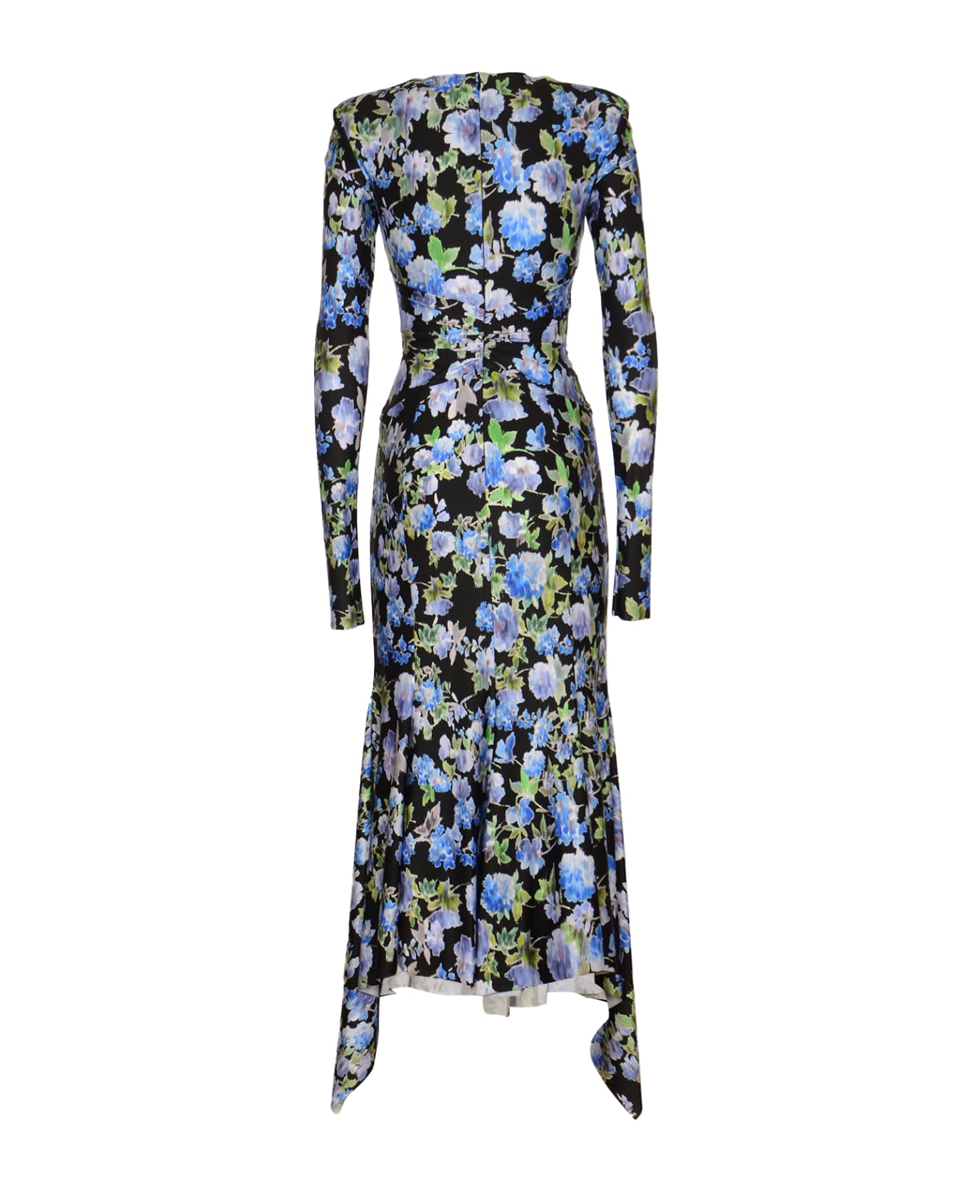 Philosophy di Lorenzo Serafini Maxi All-over Dress - Black/Blue ワンピース＆ドレス