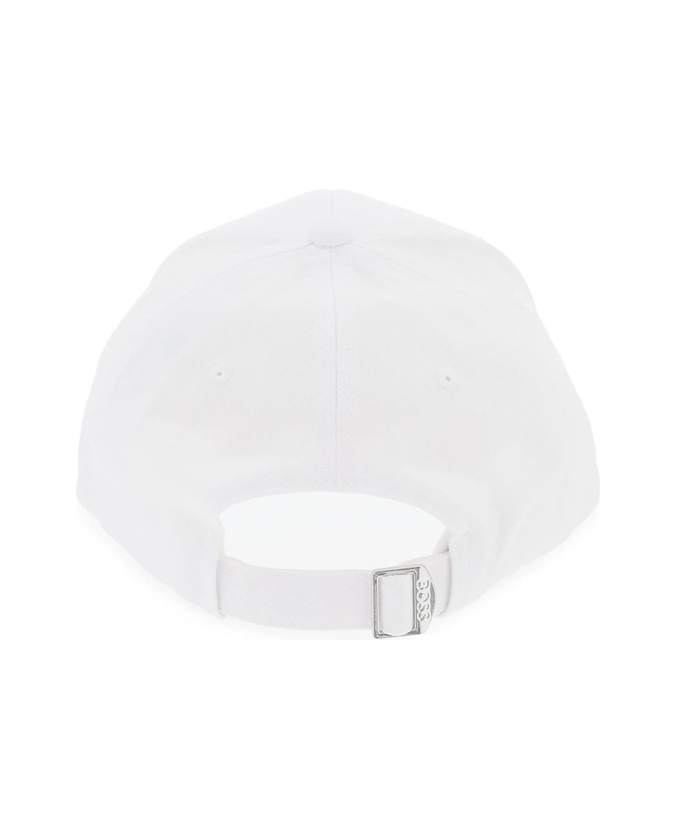 Hugo Boss Baseball Cap With Embroidered Logo - Natural