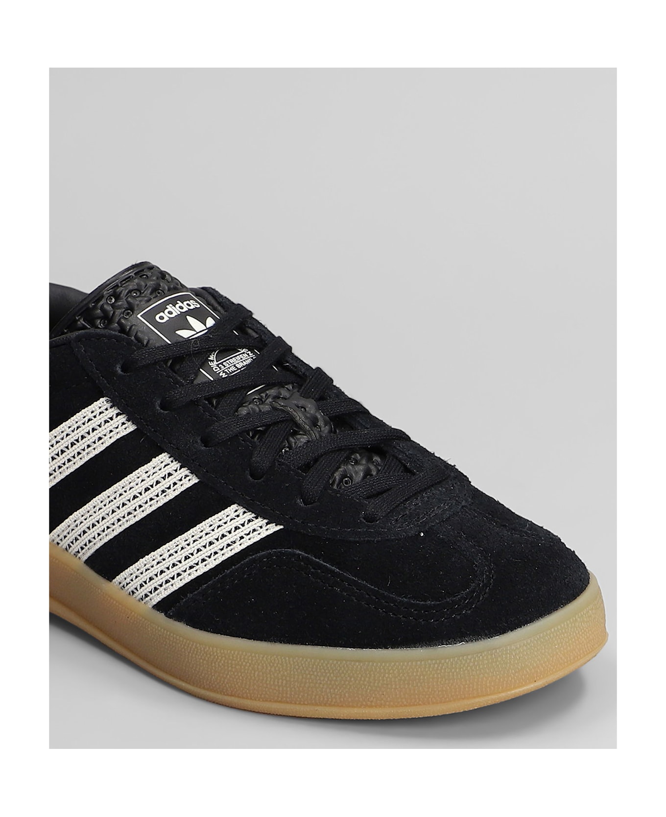 Adidas Gazelle Indoor Sneakers In Black Suede - black