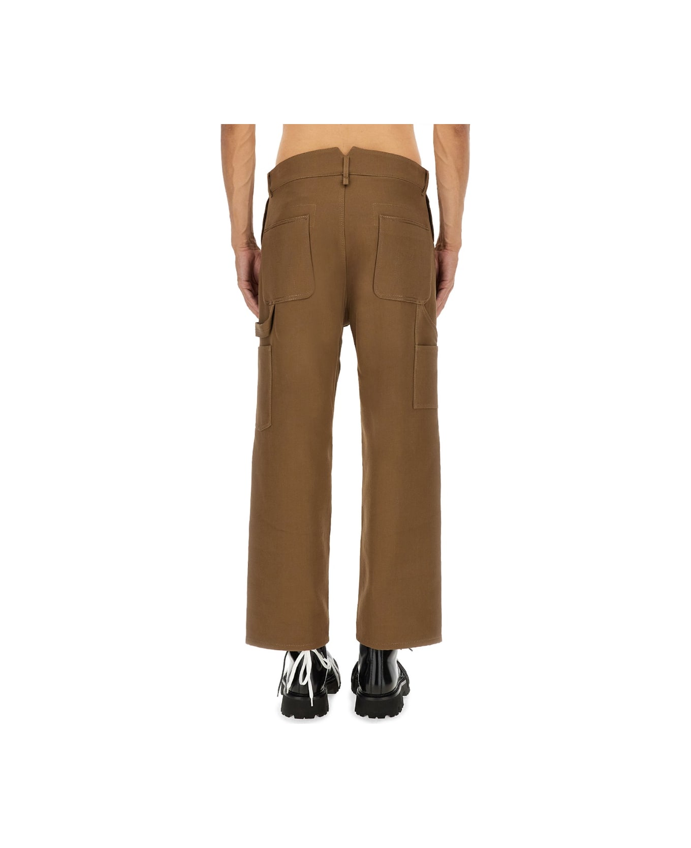 Moschino Tricot Pants - BROWN
