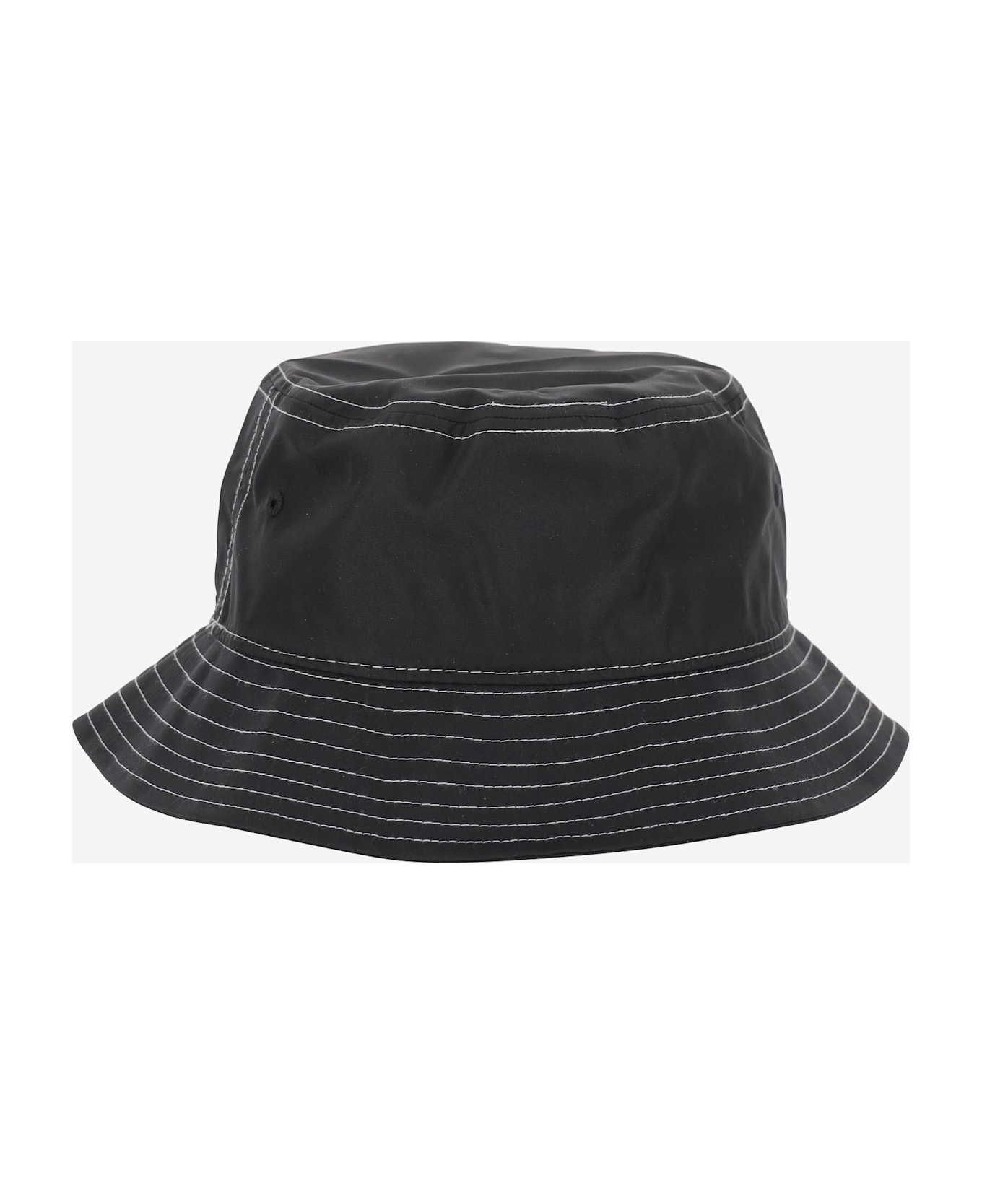 Autry Nylon Bucket Hat With Logo - Black