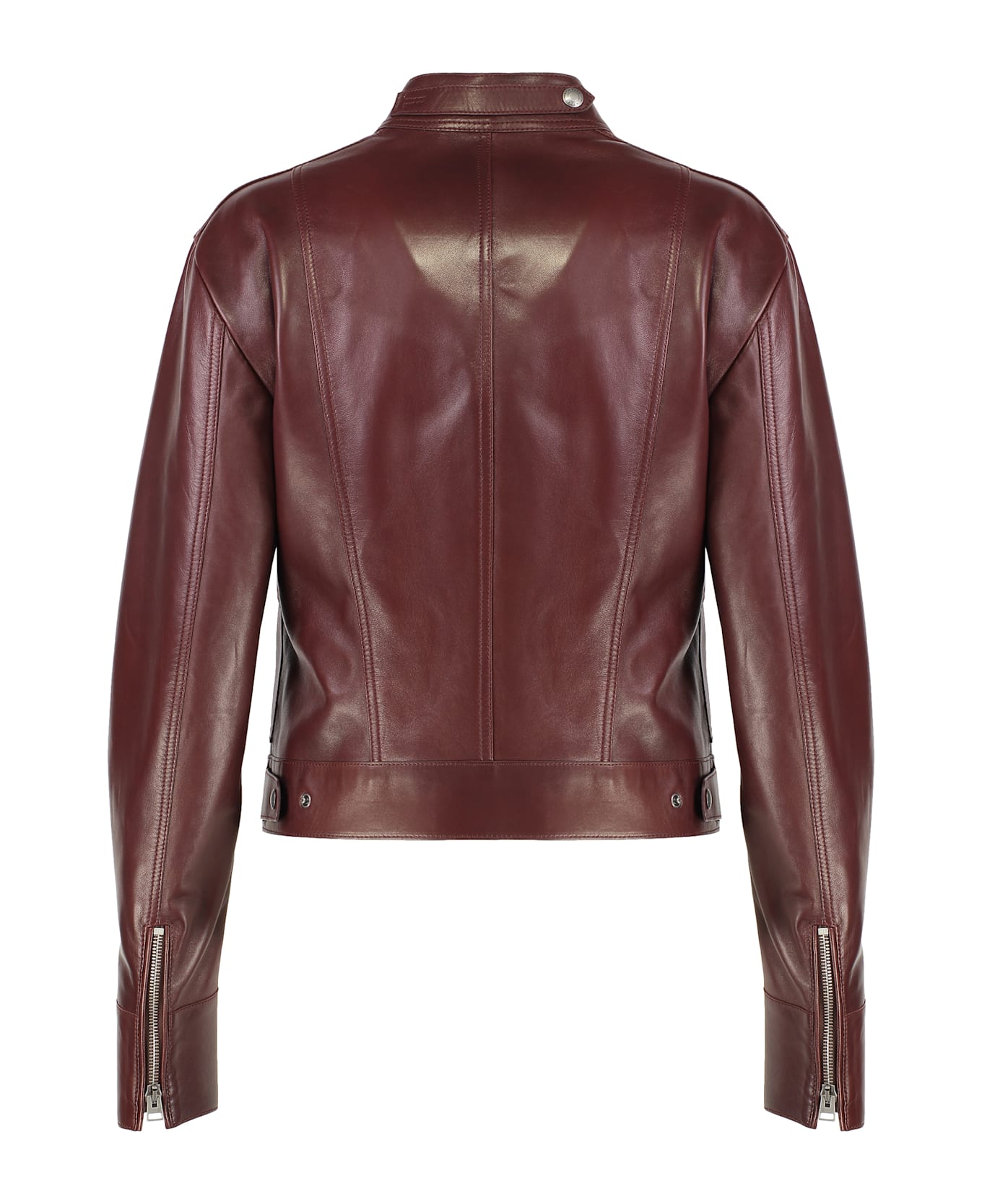 Tom Ford Lambskin Jacket - Burgundy