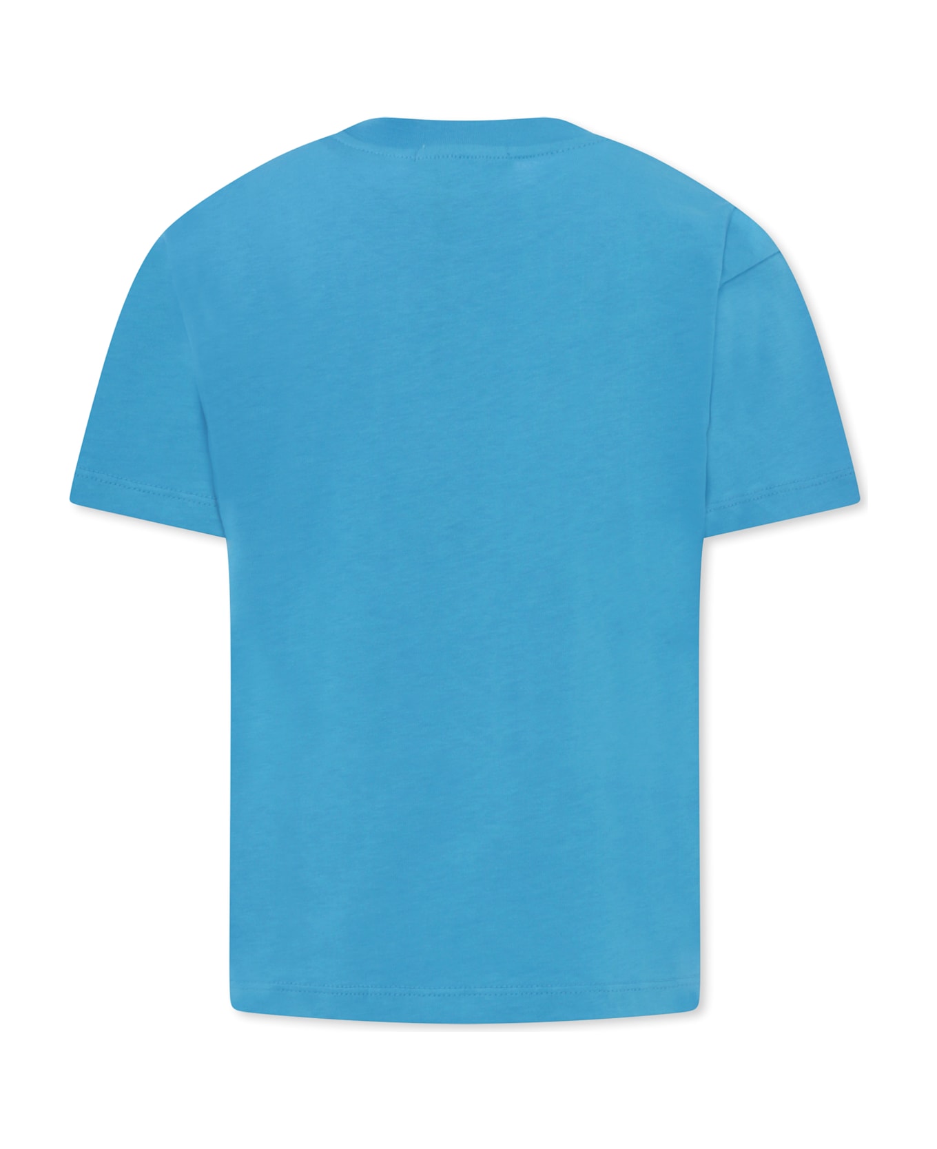 Barrow Light Blue T-shirt For Kids With Smiley - Light Blue