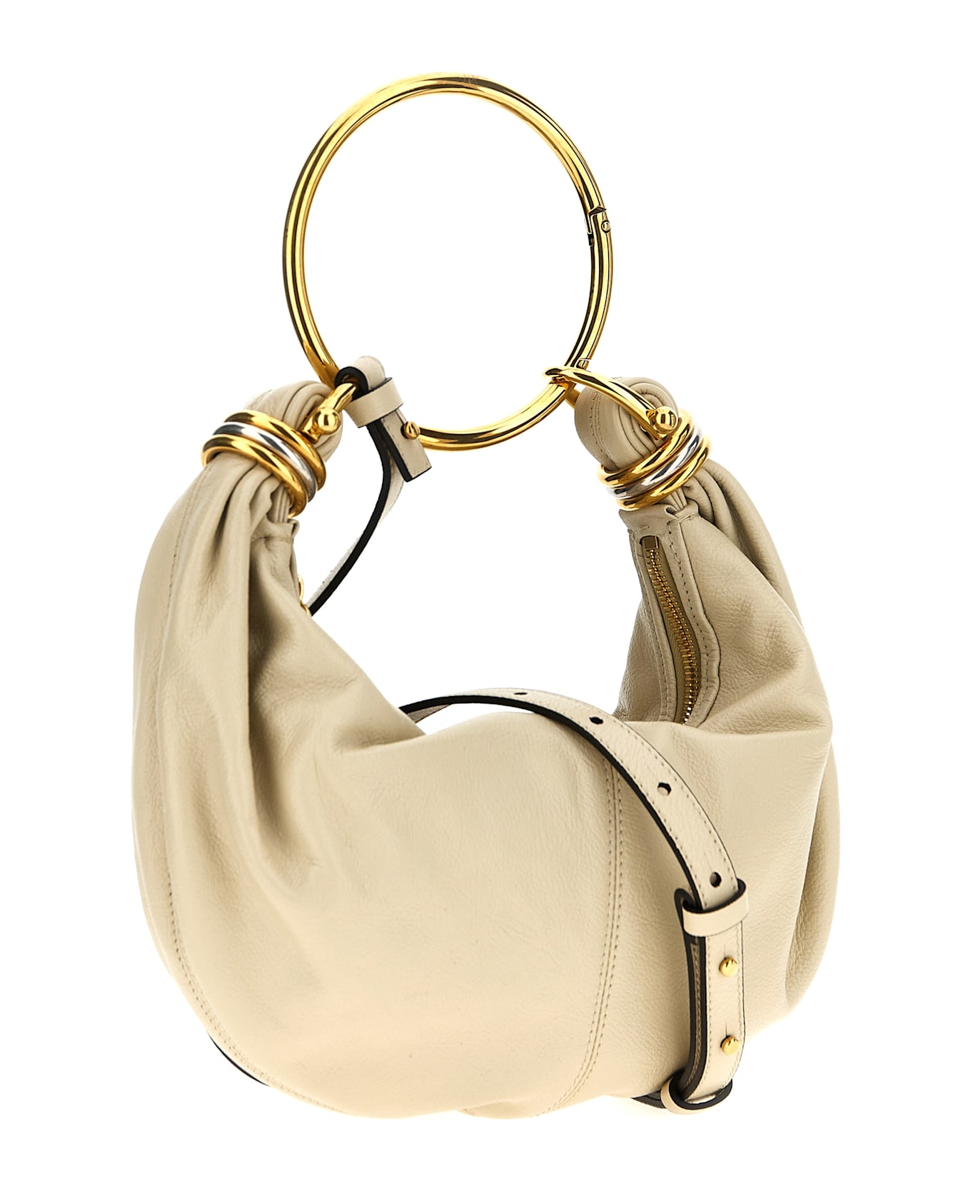 Chloé 'bracelet Small Hobo Bag' Handbag - Beige