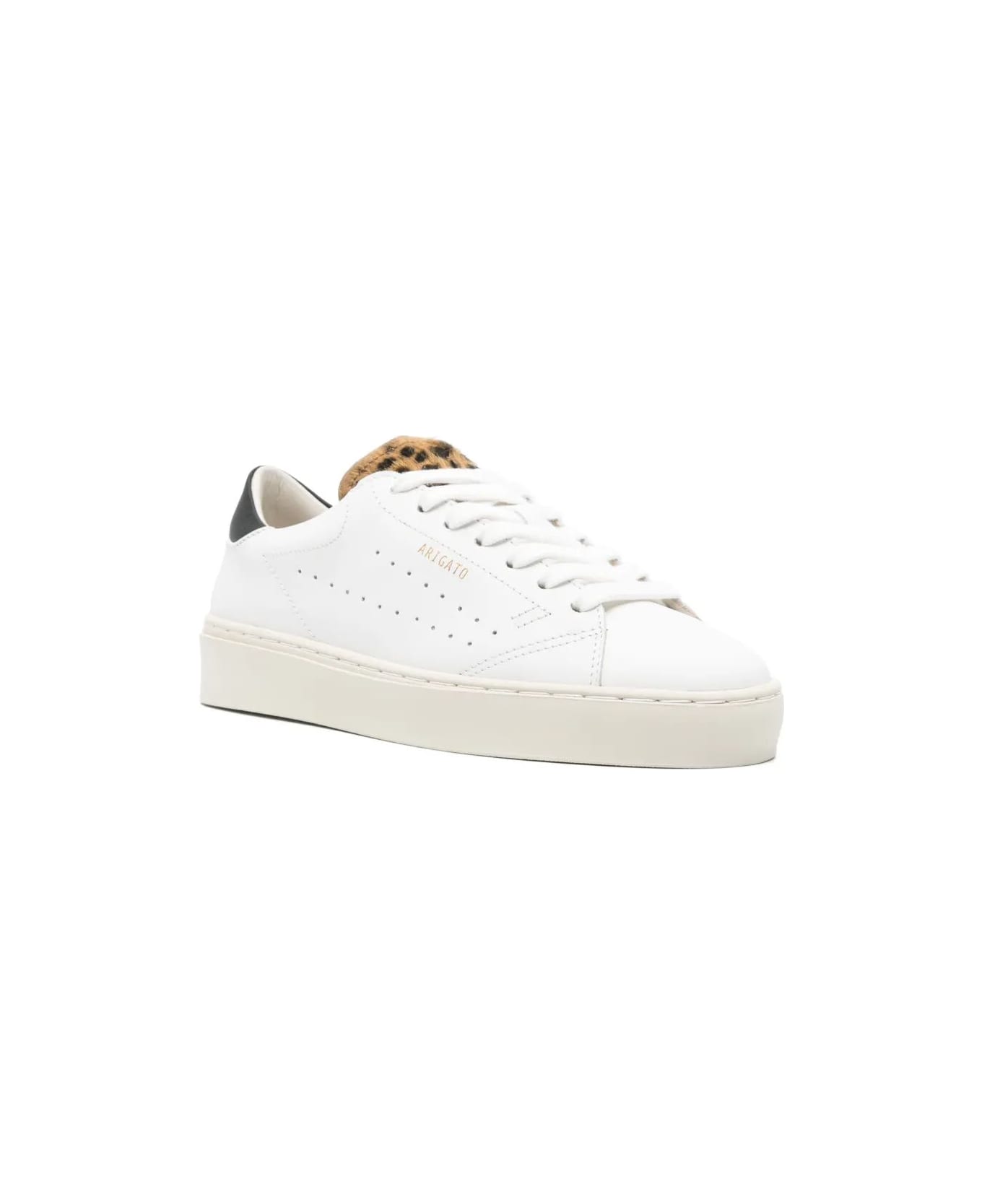 Axel Arigato Clean Court Sneakers - OFF WHITE/LEOPARD