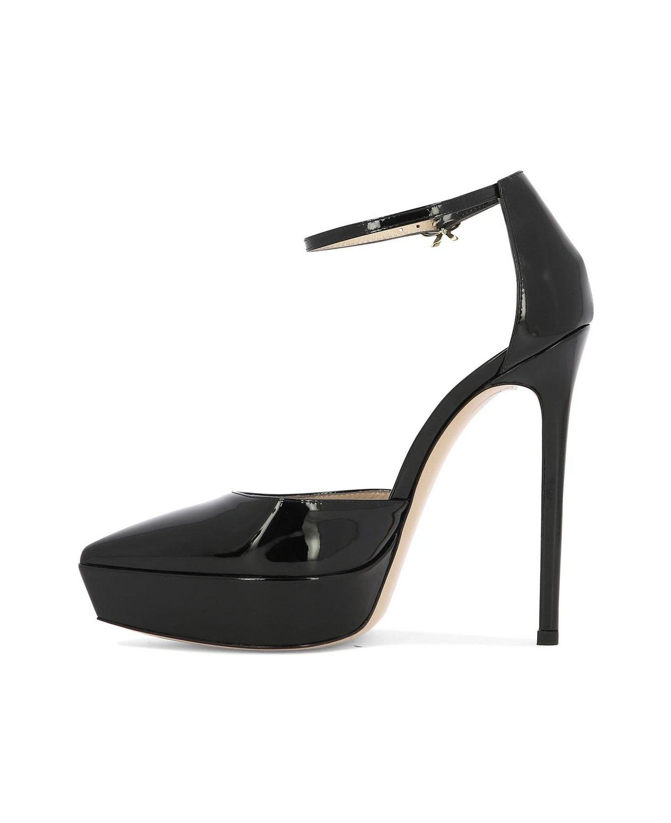 Gianvito Rossi Kasia Pointed Toe Pumps - BLACK