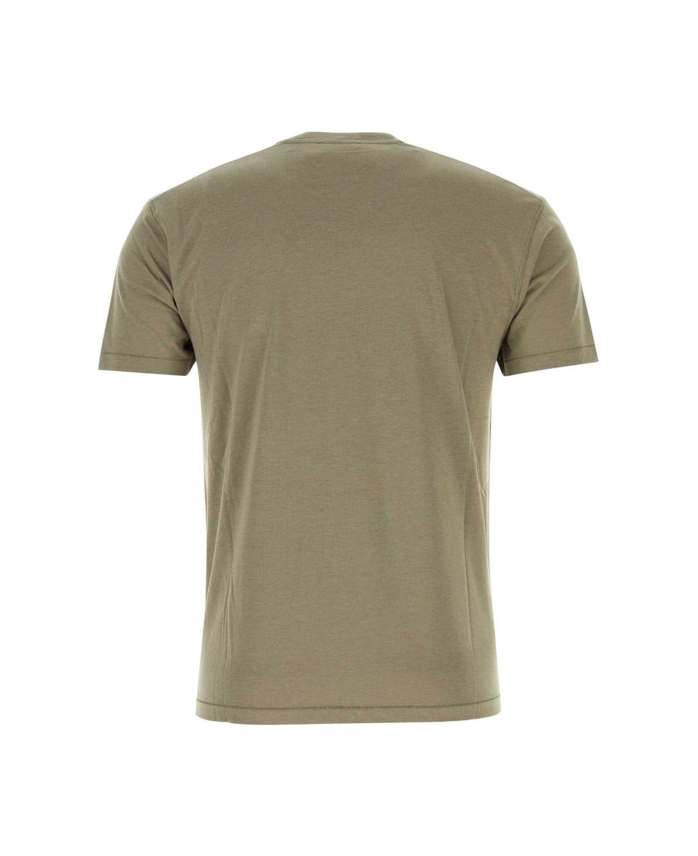 Tom Ford Crewneck Short-sleeved T-shirt - GREEN