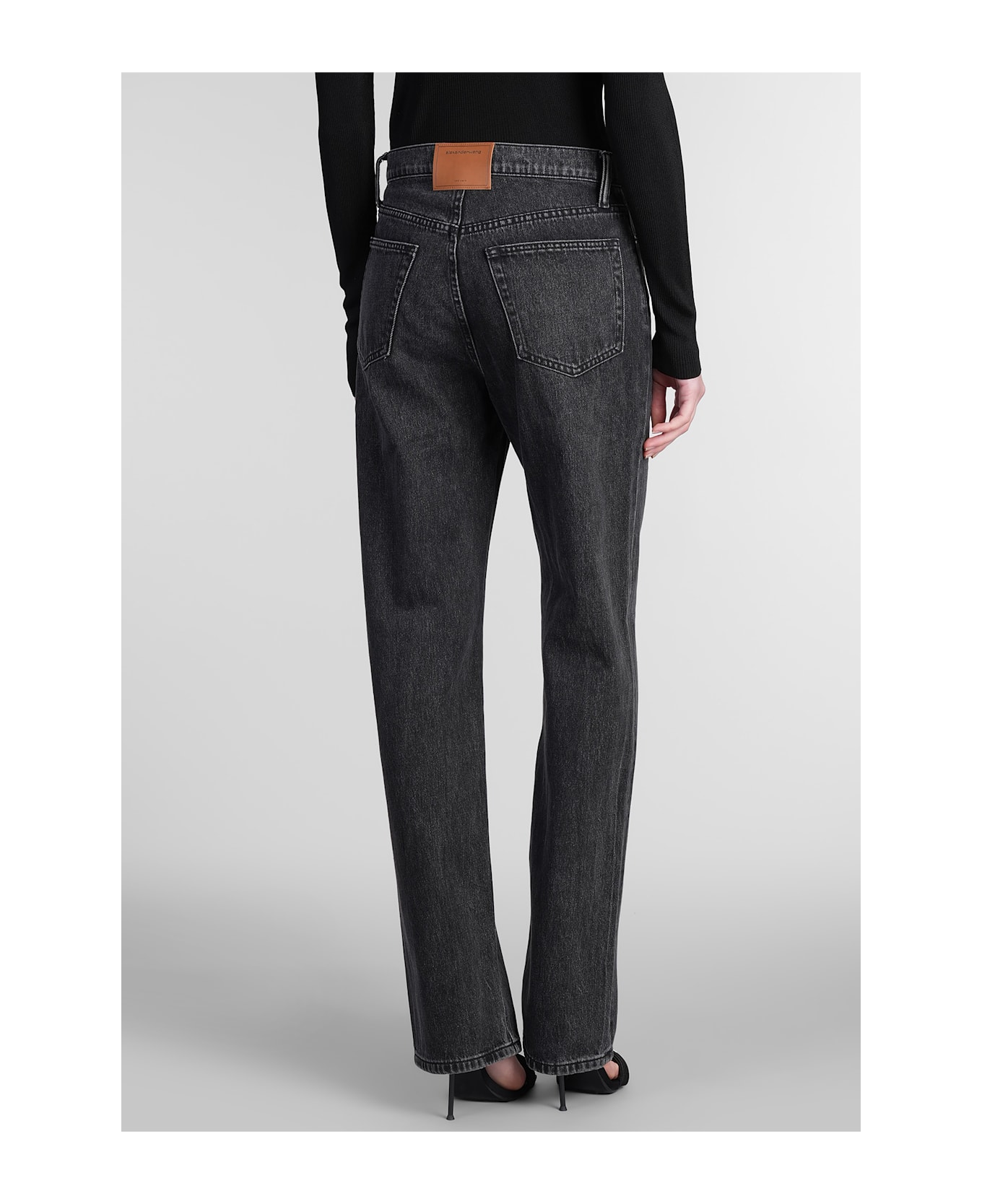 Alexander Wang Jeans In Black Cotton - GREYAGED
