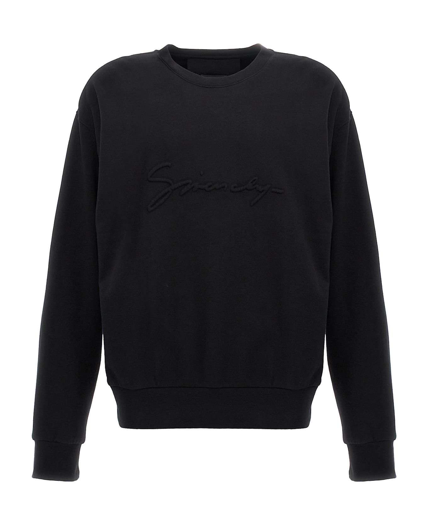 Givenchy Embossed Logo Sweatshirt - Black フリース