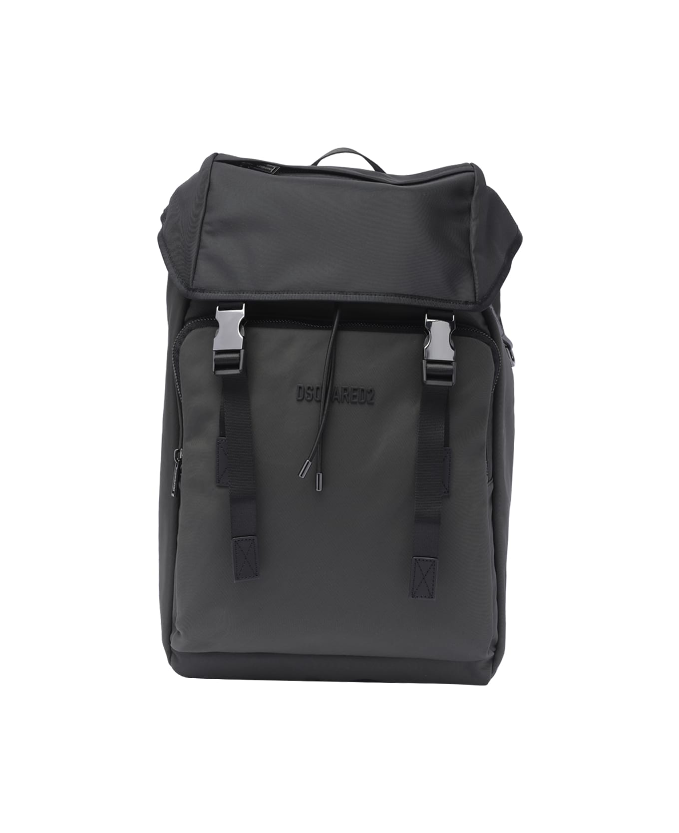 Dsquared2 Backpack With Logo - Grigio Scuro/nero バックパック