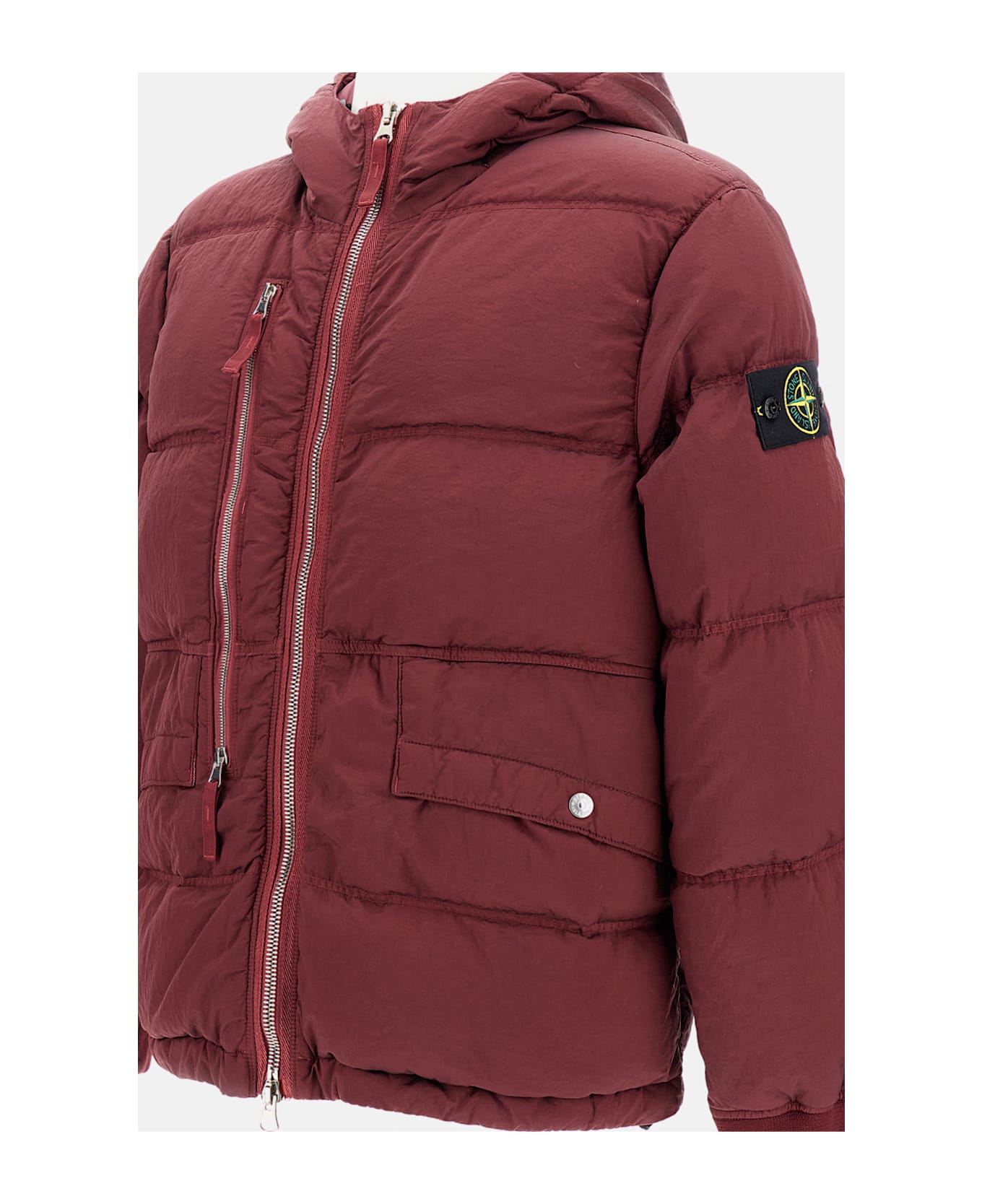 Stone Island Puffer Jacket - Red