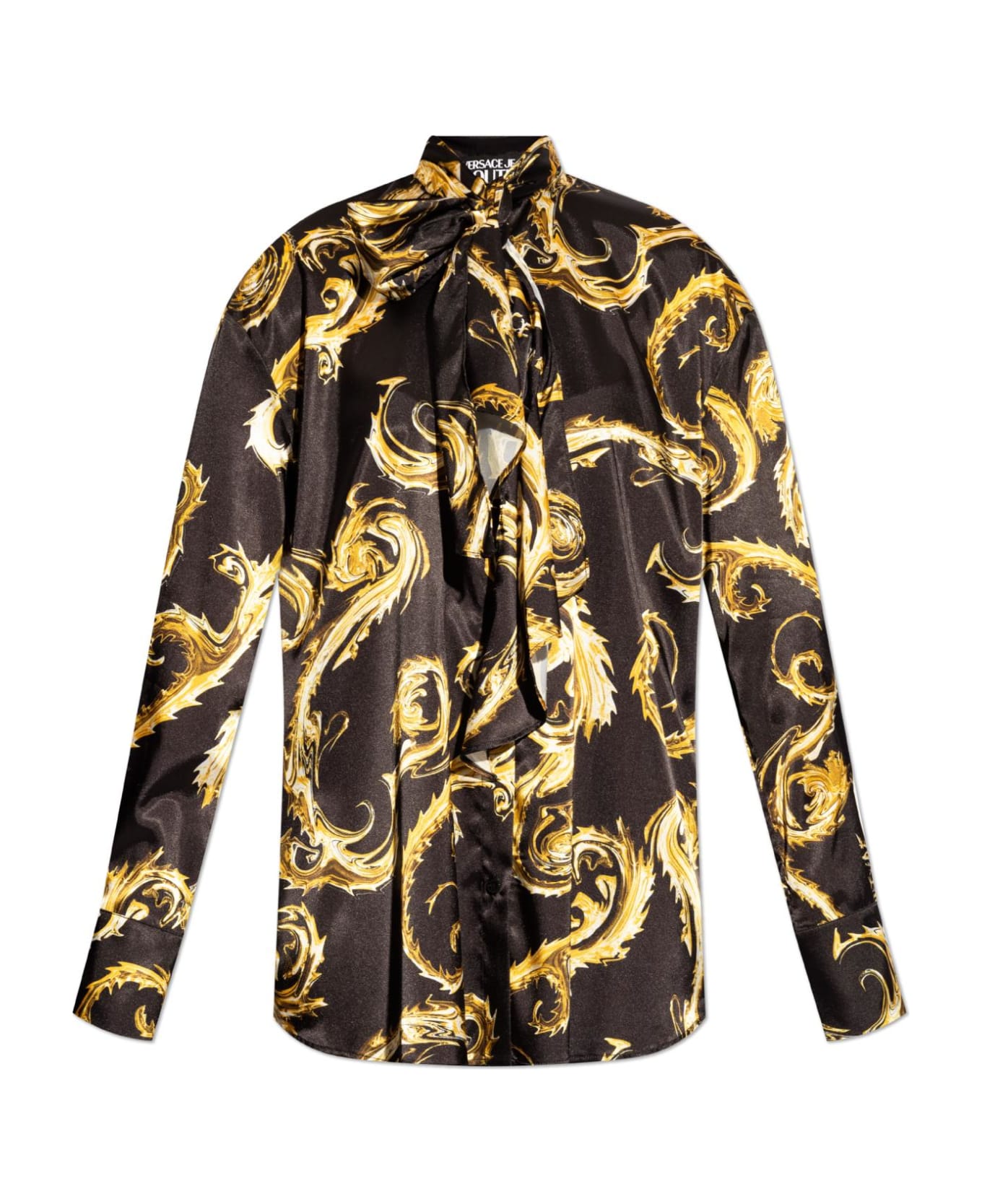 Versace Jeans Couture Versace Jeans Couture Tie-up Shirt - Black