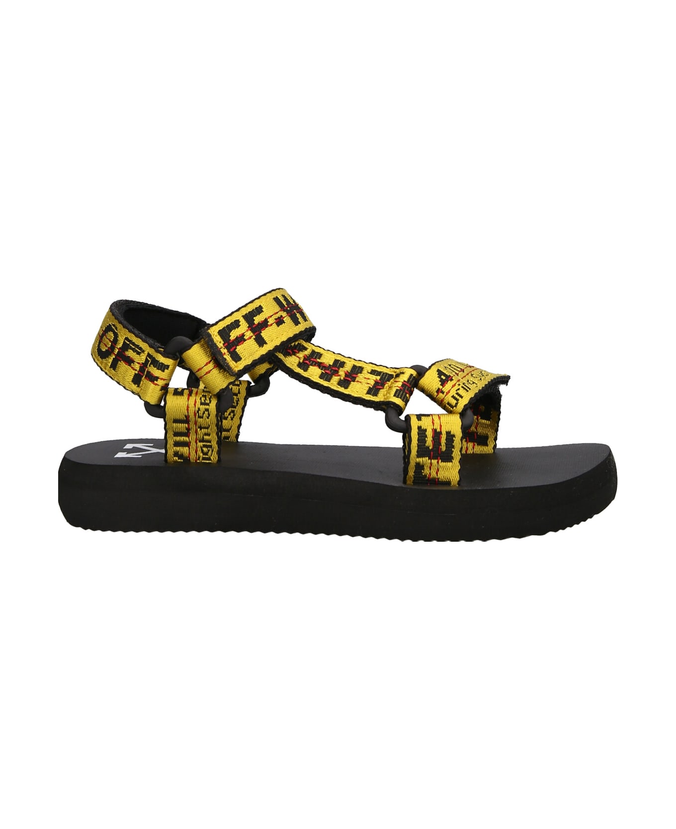 Off-White 'industrial Belt' Sandals - Yellow Black