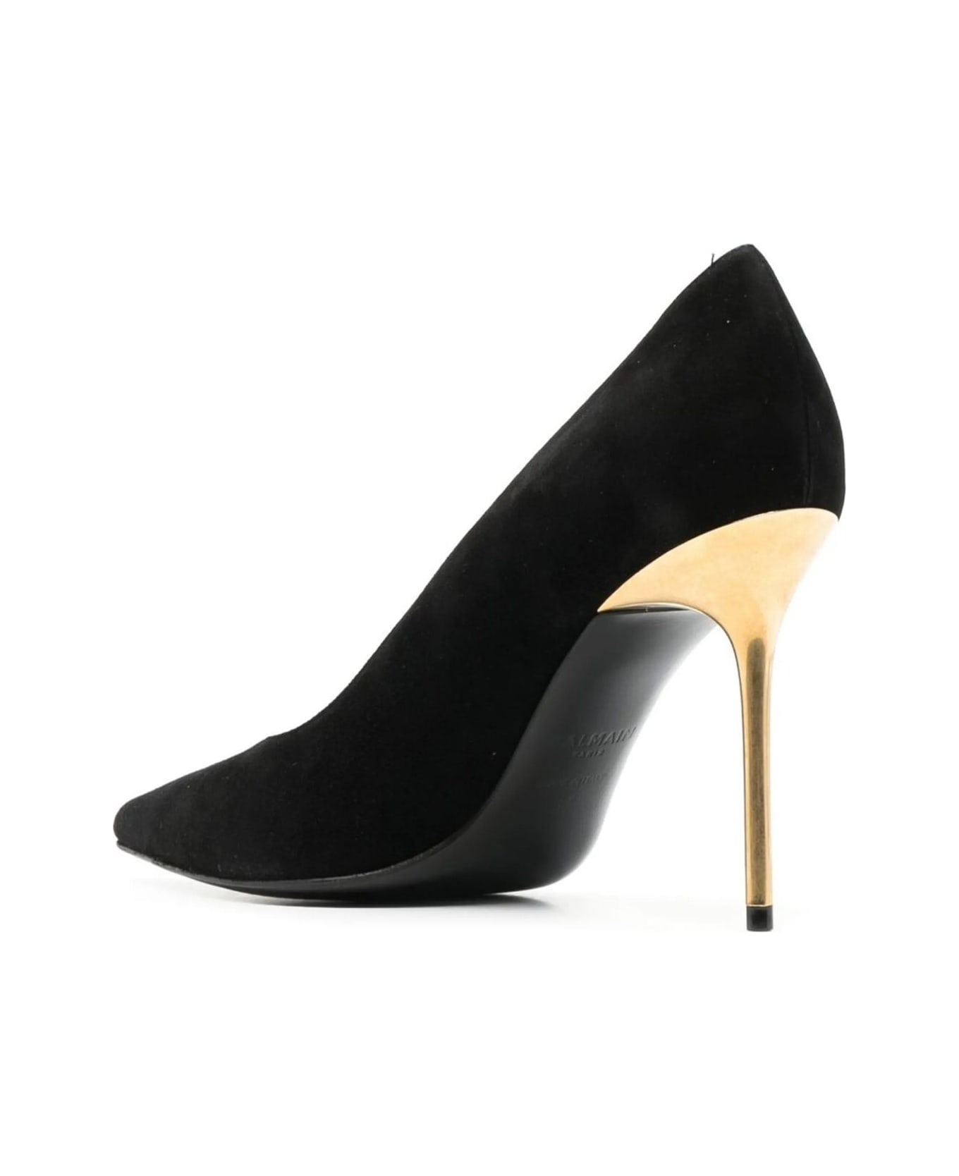 Balmain Suede Pumps - Black