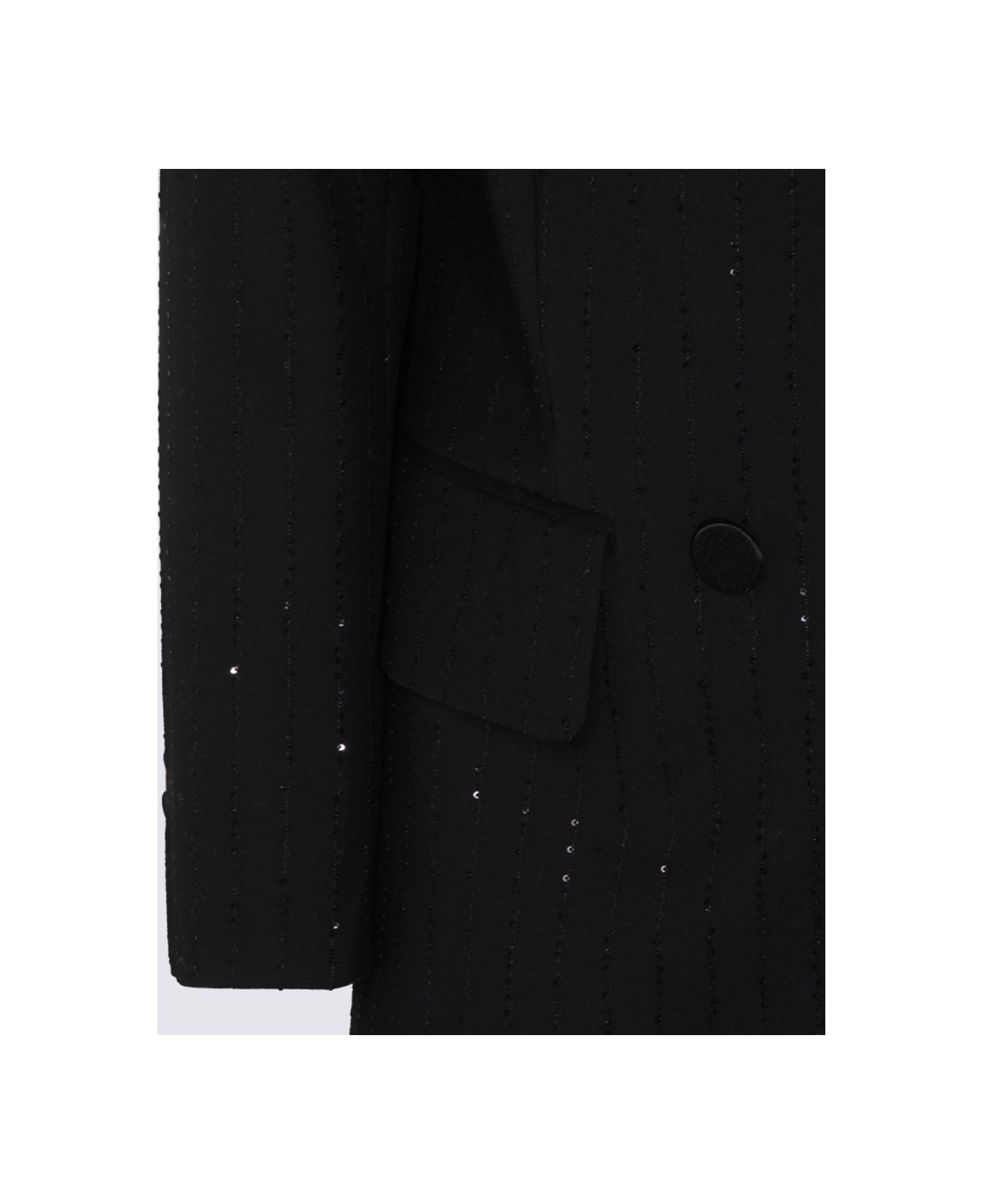 Max Mara Black Wool Appia Blazer - BLACK