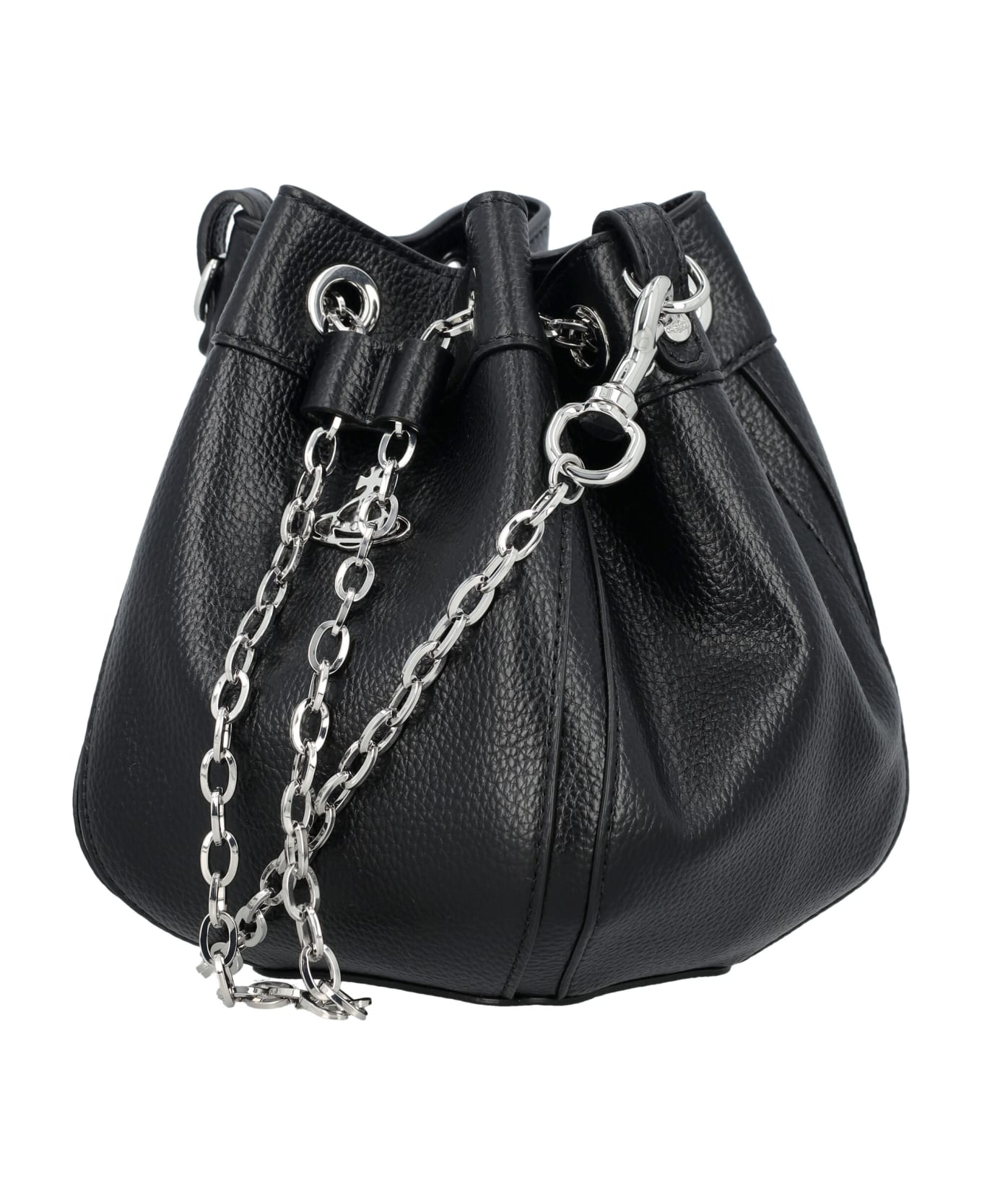 Vivienne Westwood Chrissy Small Bucket Bag - Nero