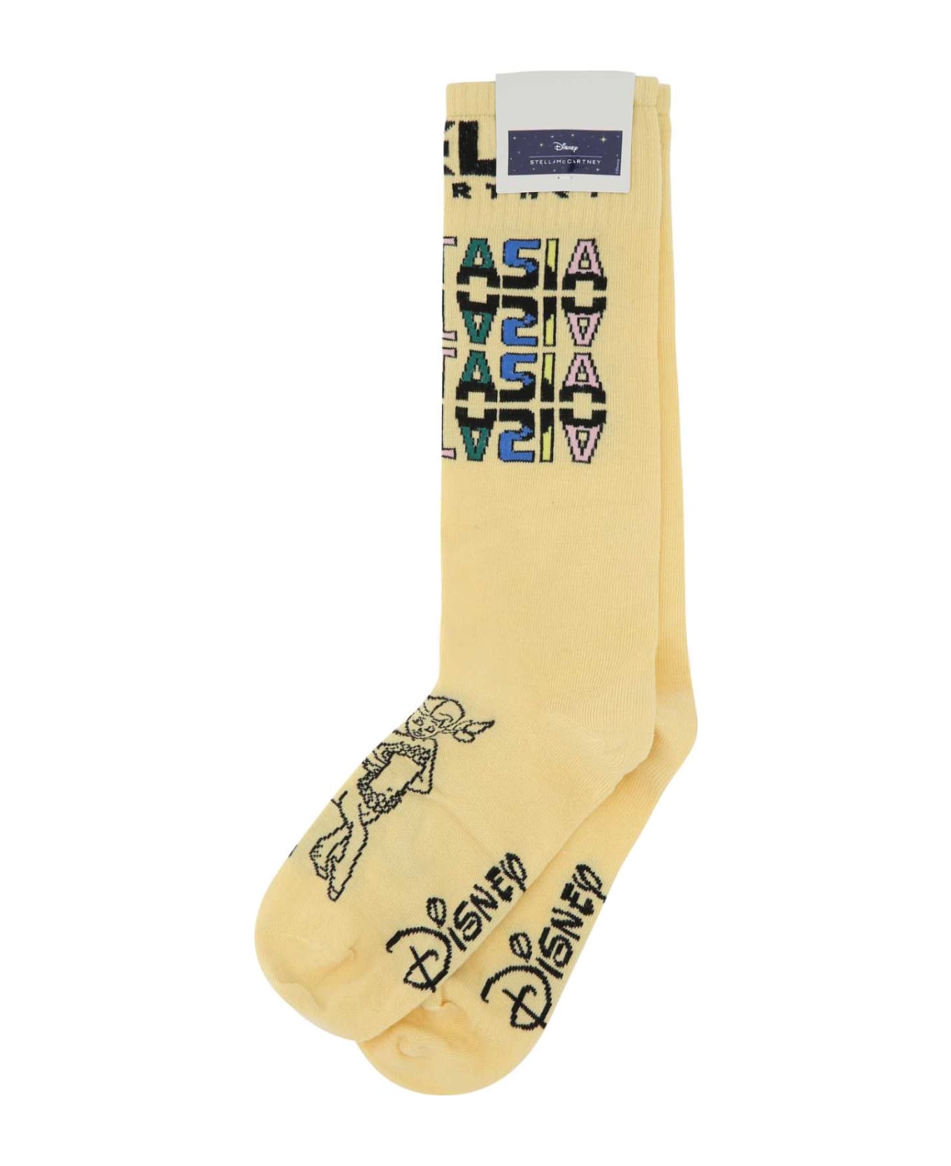 Stella McCartney Pastel Orange Stretch Cotton Blend Socks - 5566