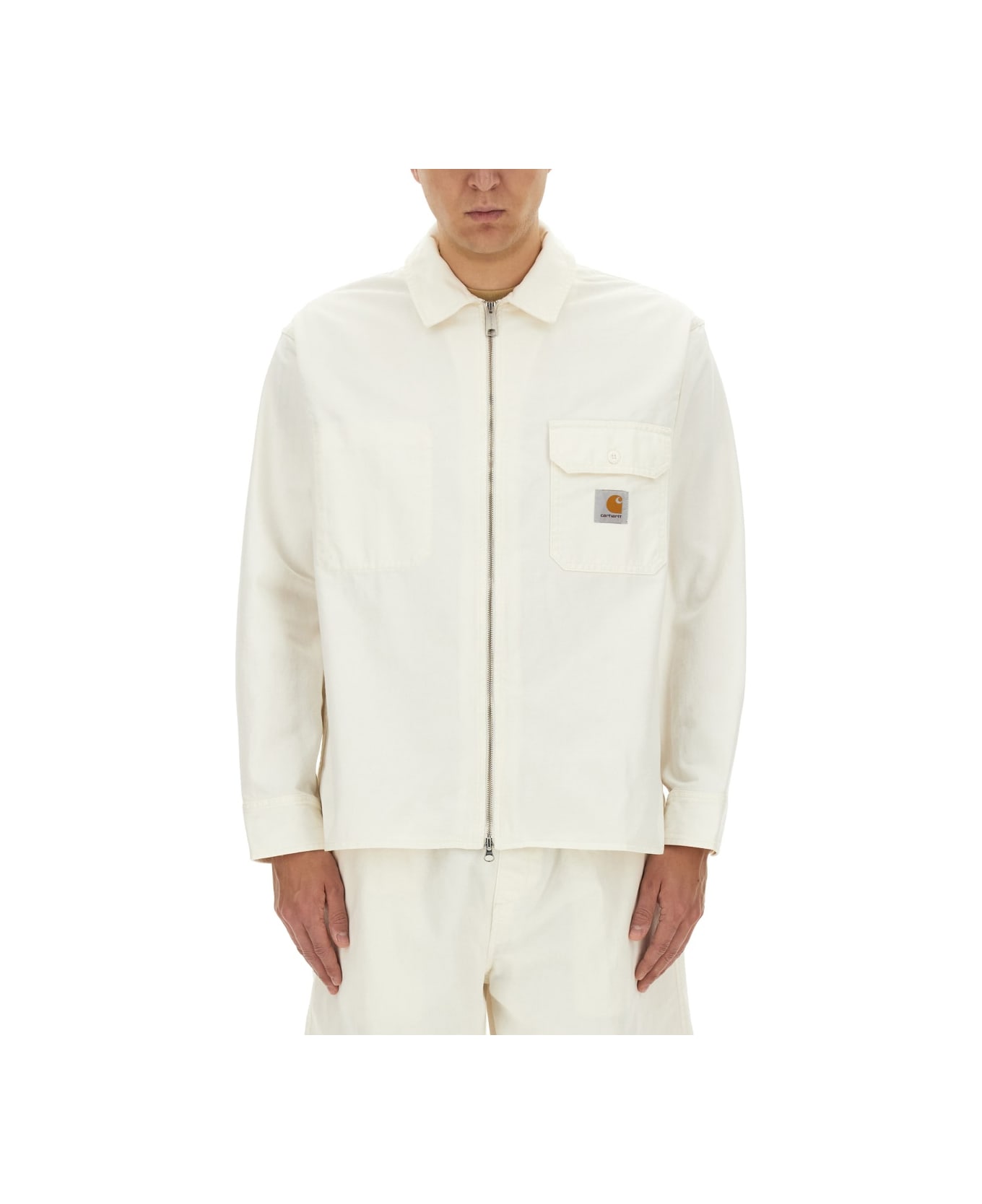Carhartt Jacket With Logo - WHITE