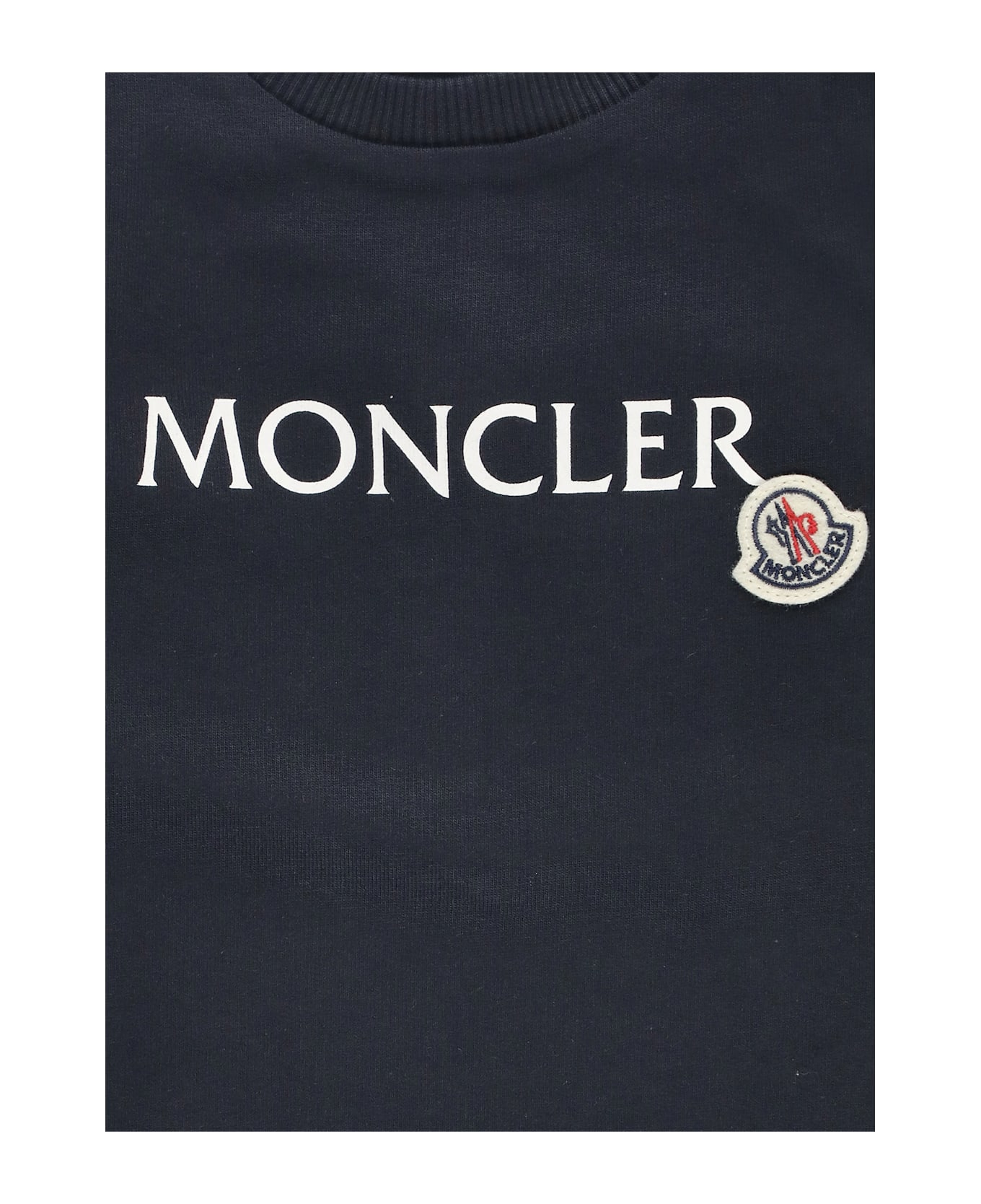 Moncler Jumpsuit With Logo - Blue