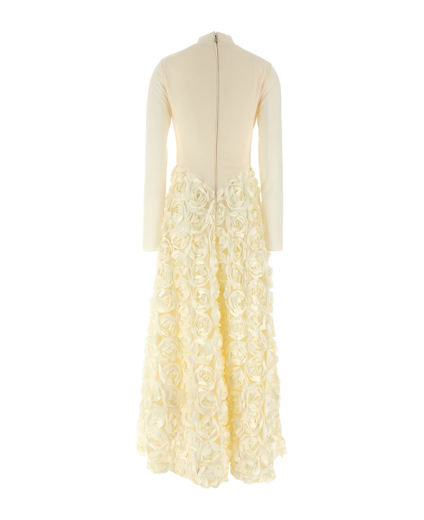 Rotate by Birger Christensen 
long Sleeve Maxi
 Dress - White