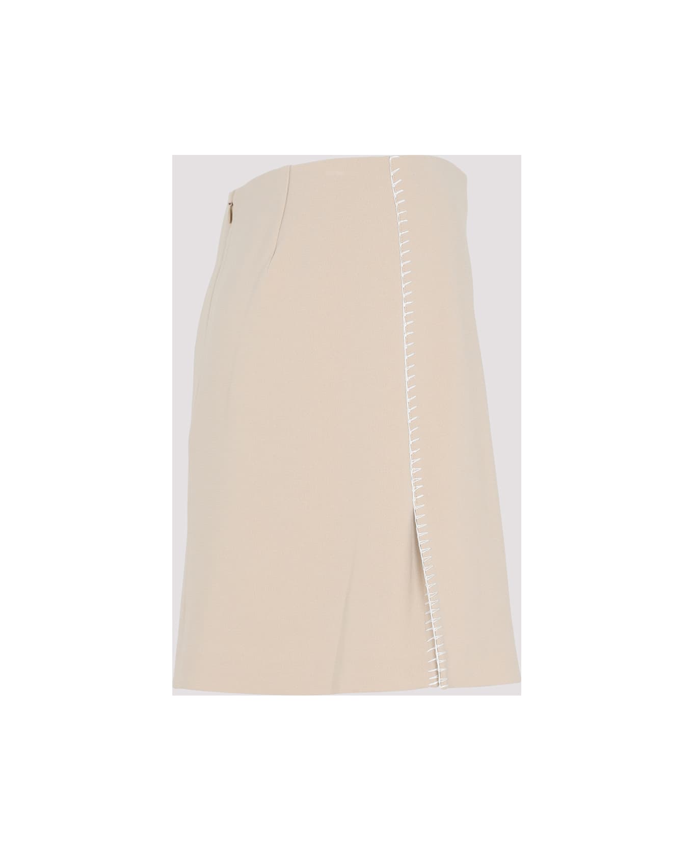 Theory A-line Mini Skirt - G Nude Khaki