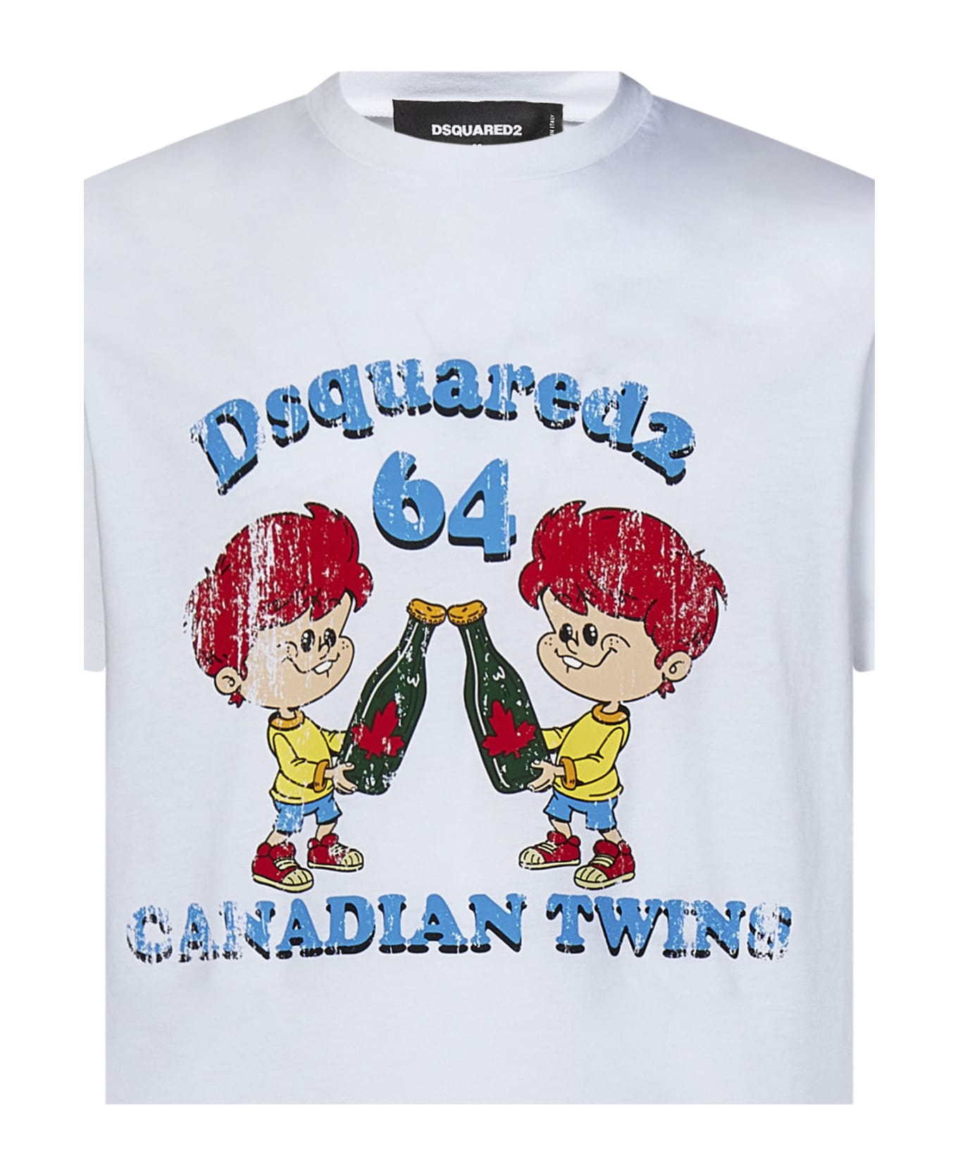 Dsquared2 Canadian Twins Cool Fit T-shirt - White