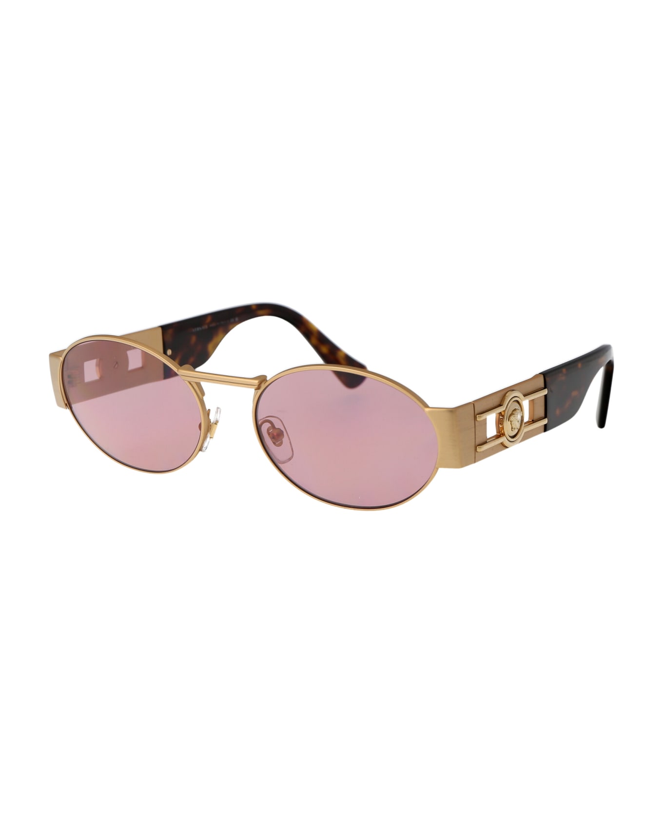 Versace Eyewear 0ve2264 brown Sunglasses - 100284 Matte Gold