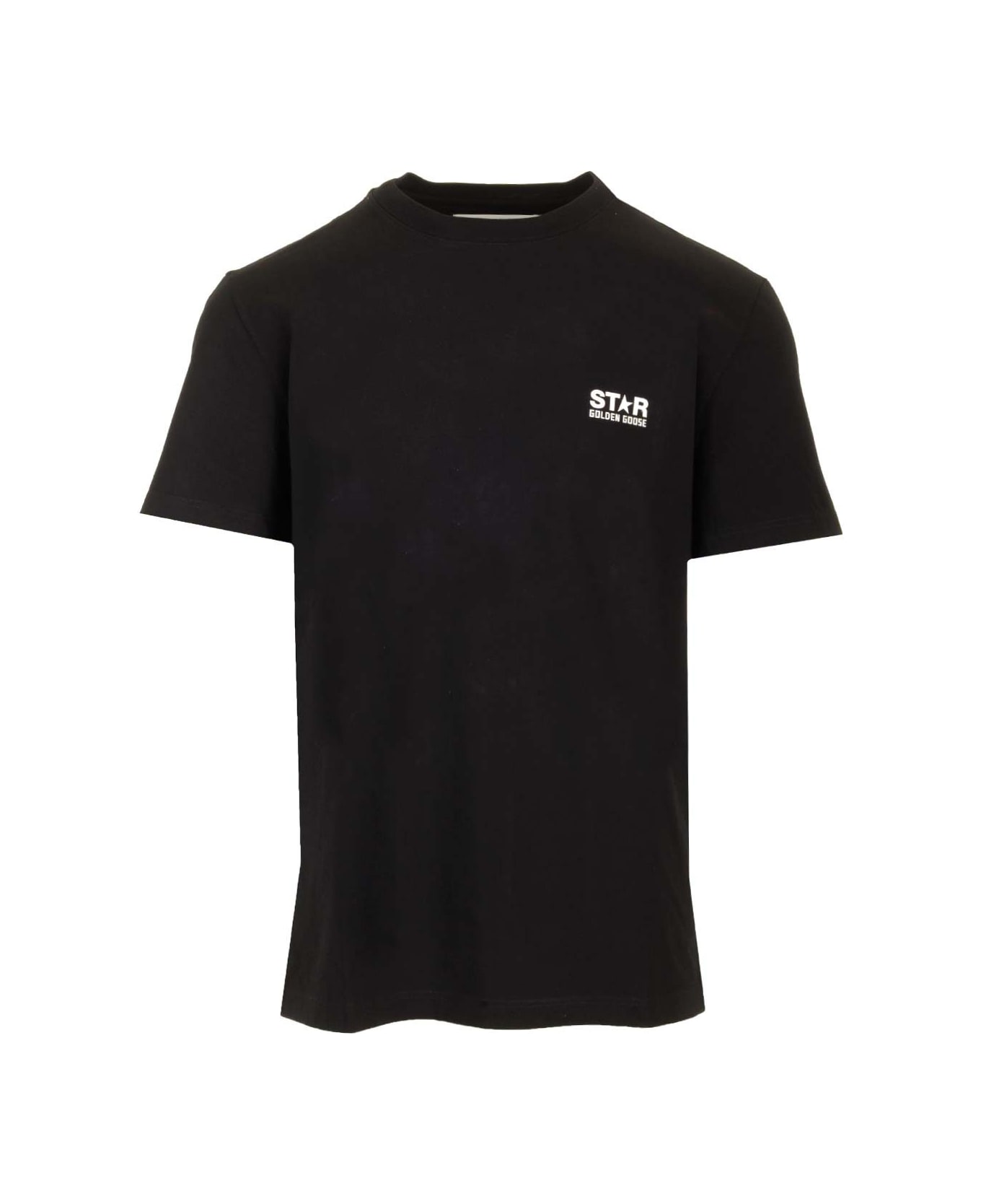 Golden Goose Star T-shirt - BLACK/WHITE