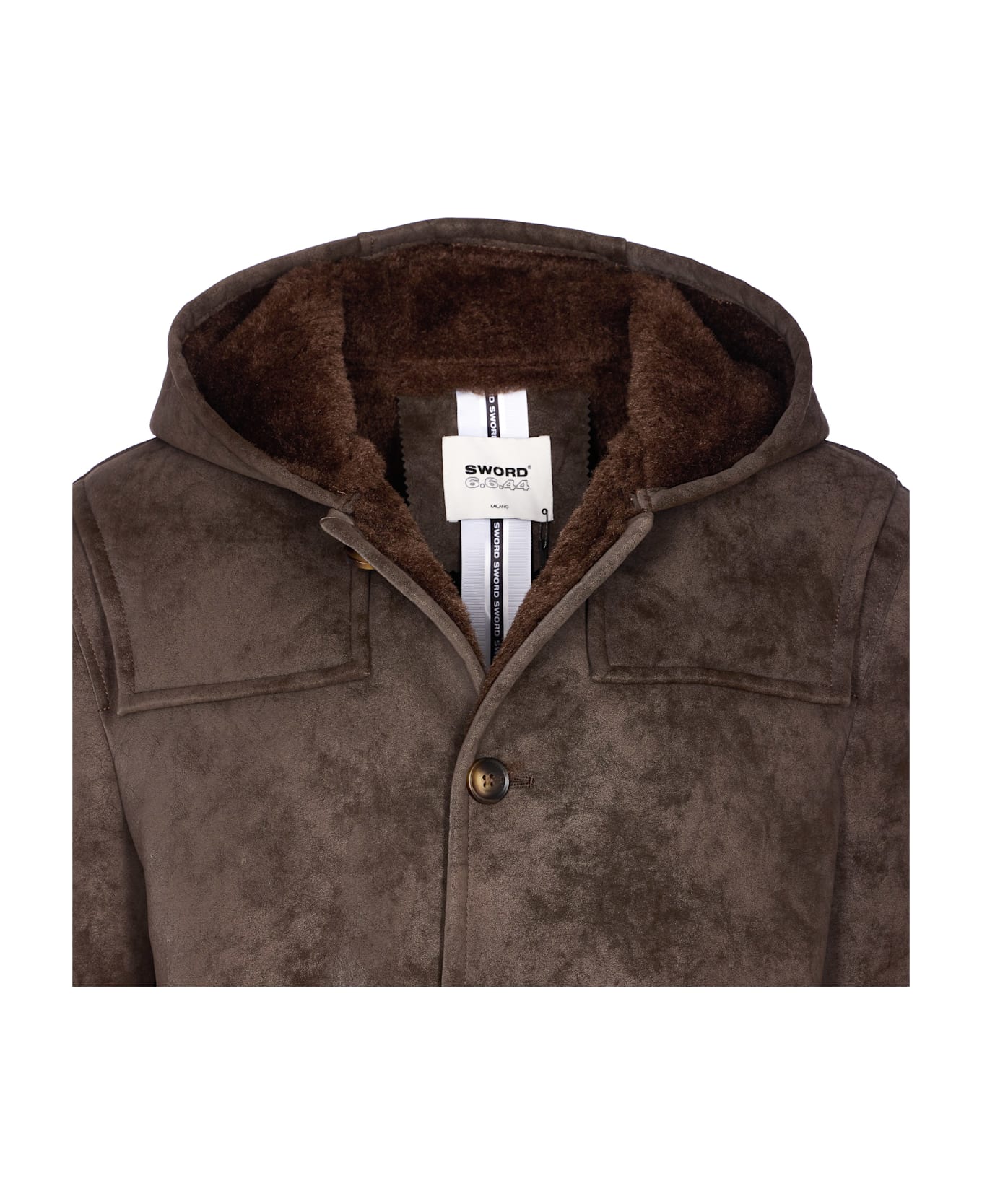 S.W.O.R.D 6.6.44 Fake Fur Jacket - Brown