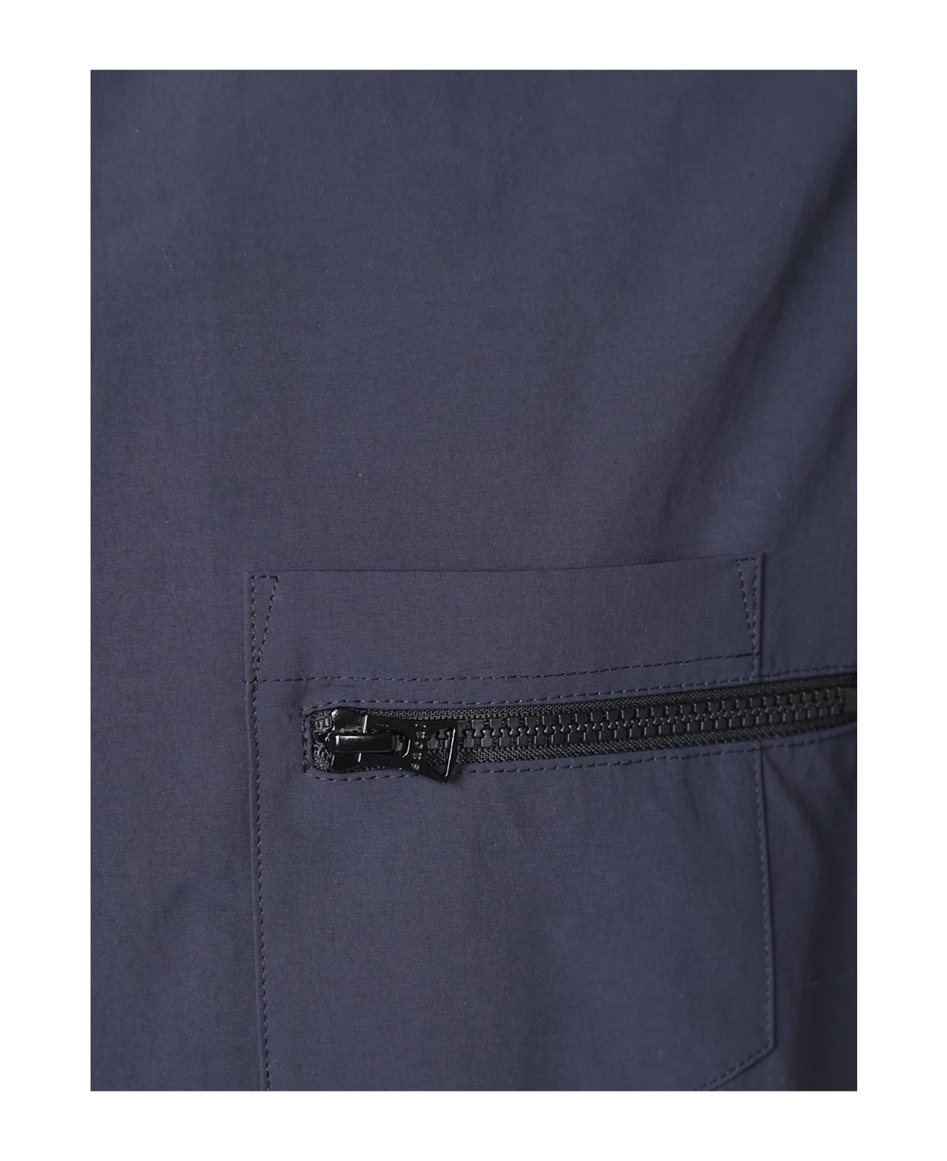 Sacai Blue Taffeta Shirt - Blue