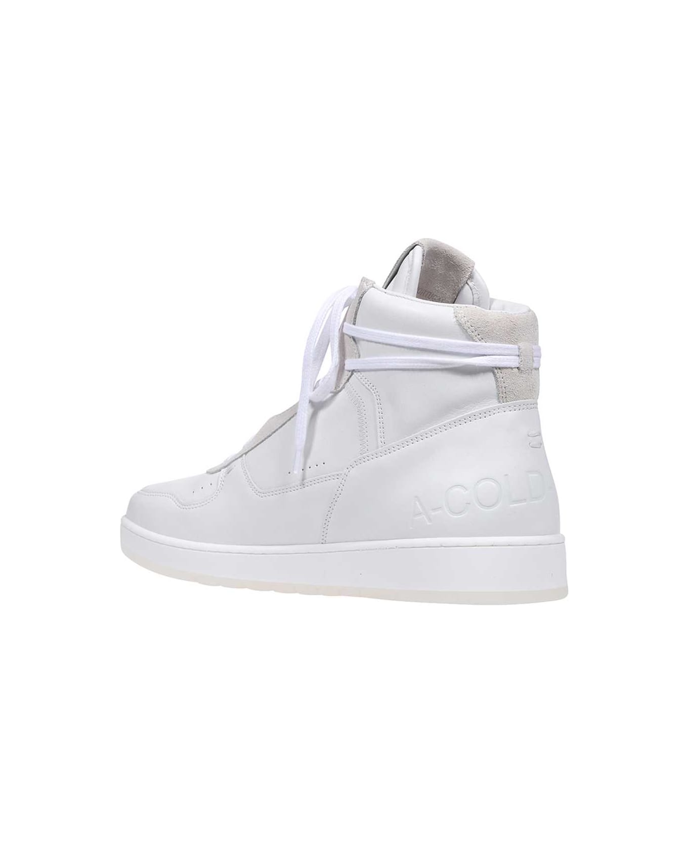 A-COLD-WALL Leather High-top Sneakers - White