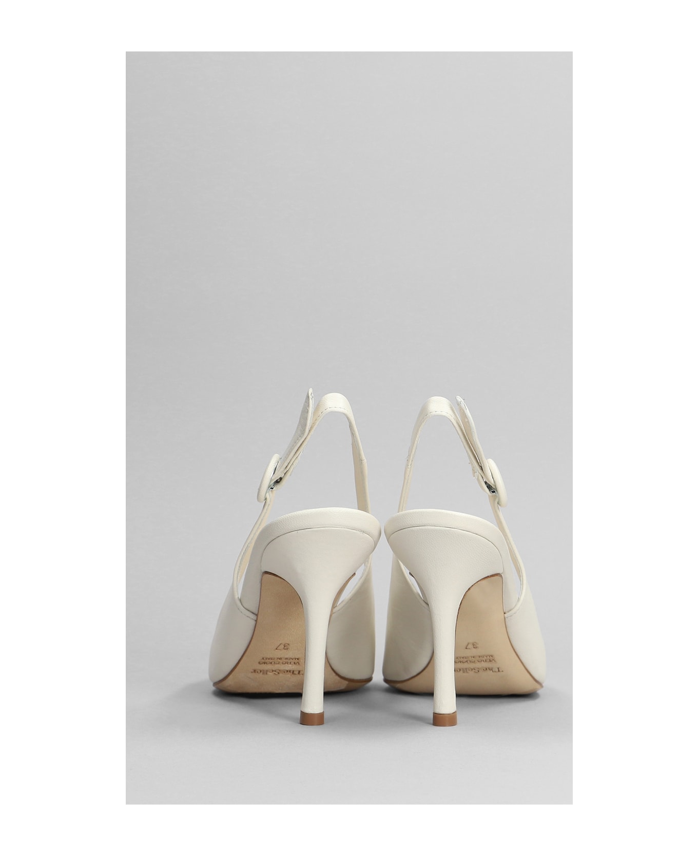 The Seller Pumps In Beige Leather - beige