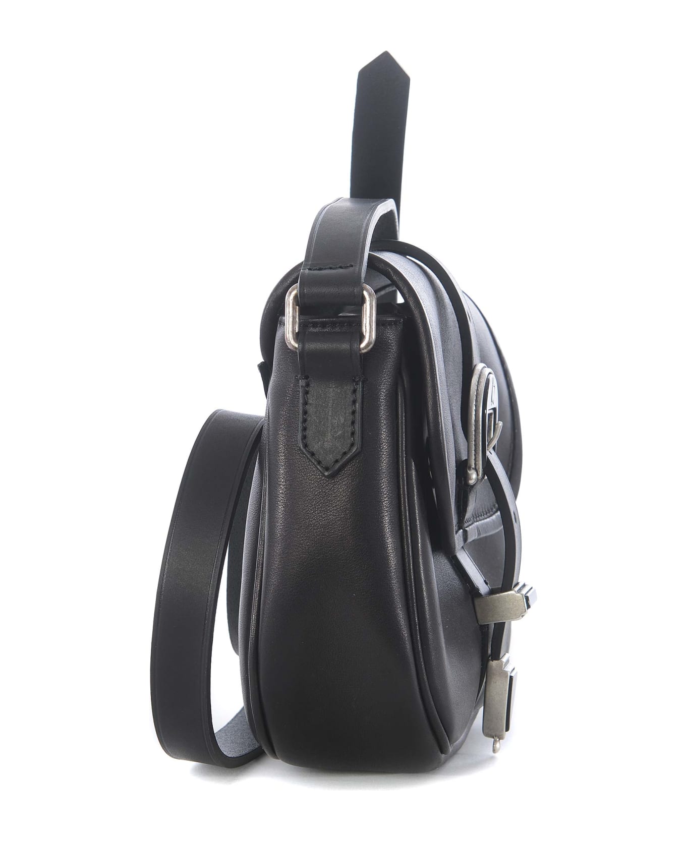 Golden Goose "rodeo Small" Leather Shoulder Strap - Nero